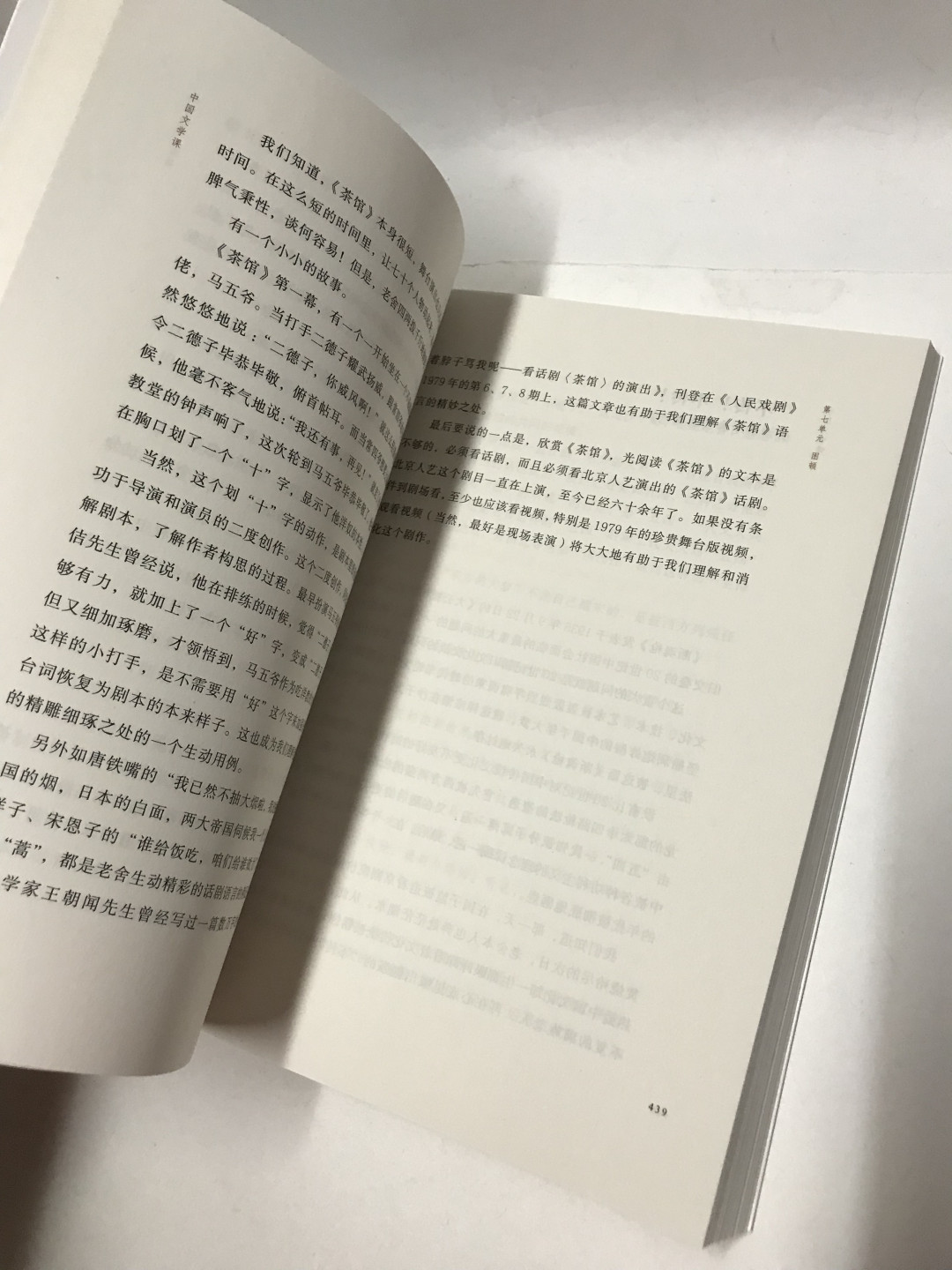 零元拍：王小平教授和陈思和教授二人亲笔签名《中国文学课》上下册，上册由王教授签名，陈教授签于下册。