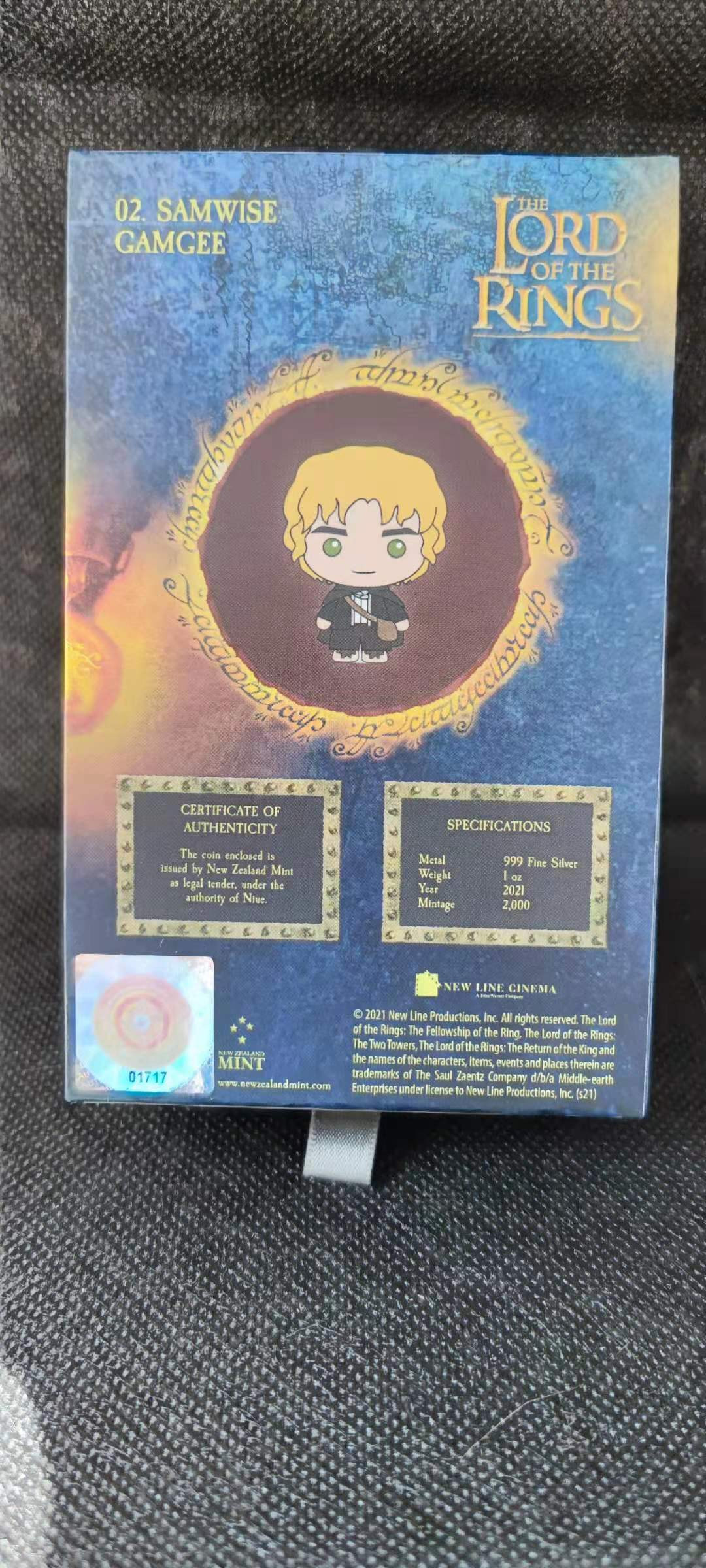 【随心拍&Getcoins】钱币拍卖第九十九期～ 【纽埃】chibi指环王系列  山姆
