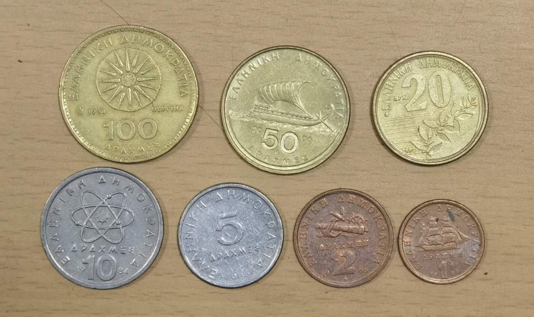 北京马甸外币专卖微拍第五十九场，非贵金属纪念币，流通币专场，陆续上新，欢迎关注 希腊