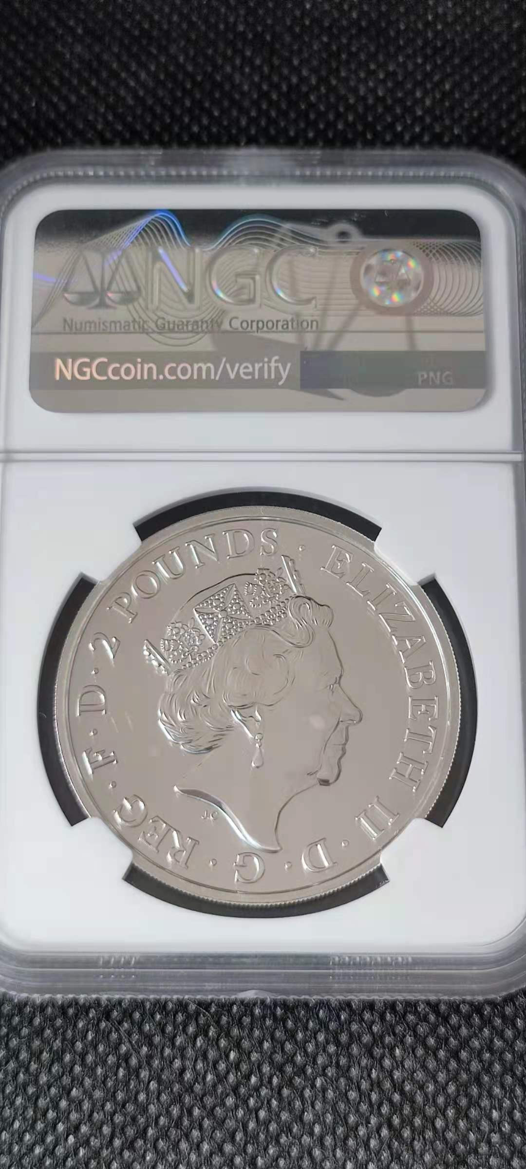【随心拍&Getcoins】钱币拍卖第九十九期～ 英国2021年不列颠女神系列女神和狮子1盎司纪念银币