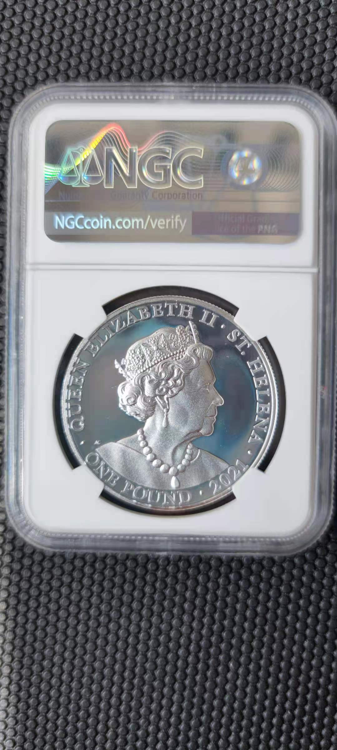 【随心拍&Getcoins】钱币拍卖第九十九期～ 【圣赫勒拿】2021年美德胜利女神1盎司精制纪念银币