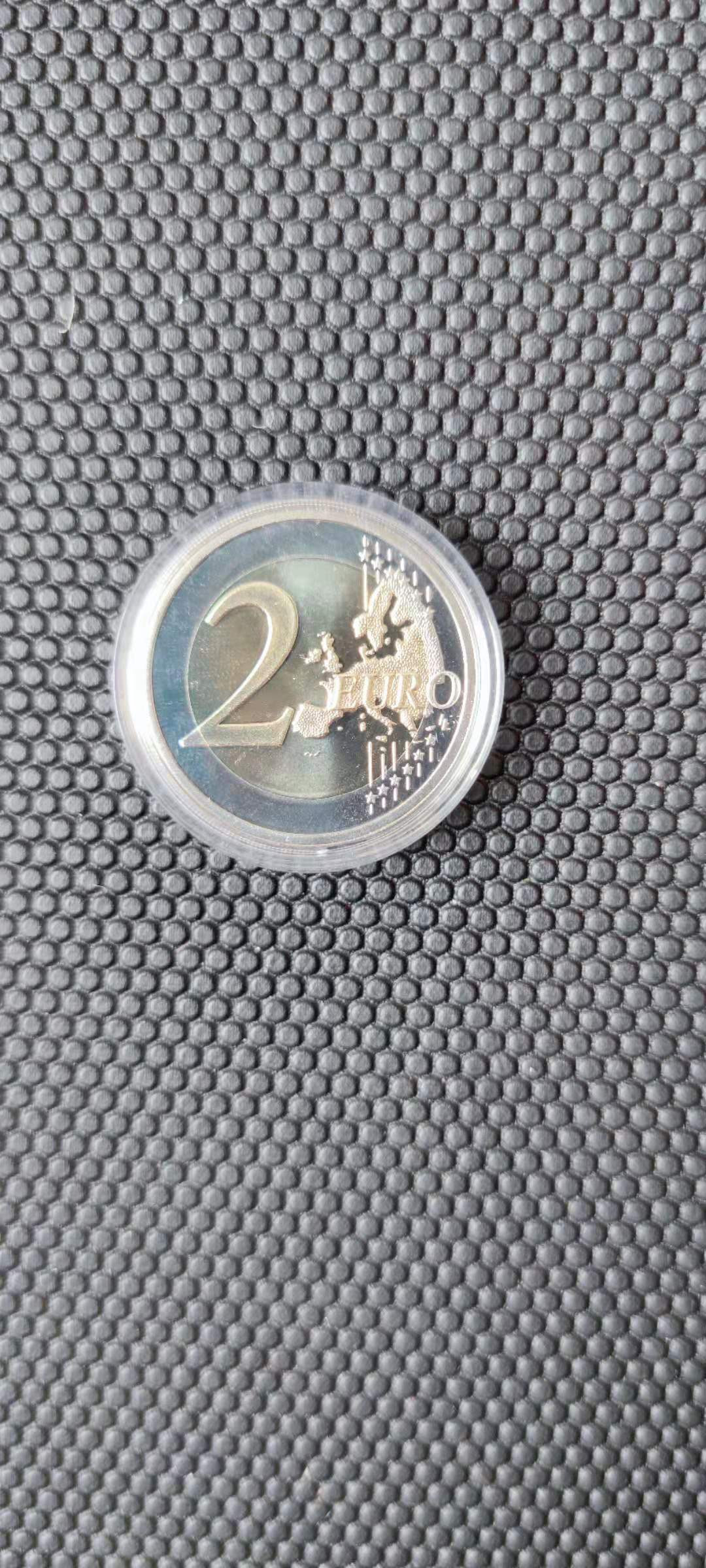 【随心拍&Getcoins】钱币拍卖第九十九期～ 比利时2020年画家杨.凡.艾克2欧双色精制纪念币