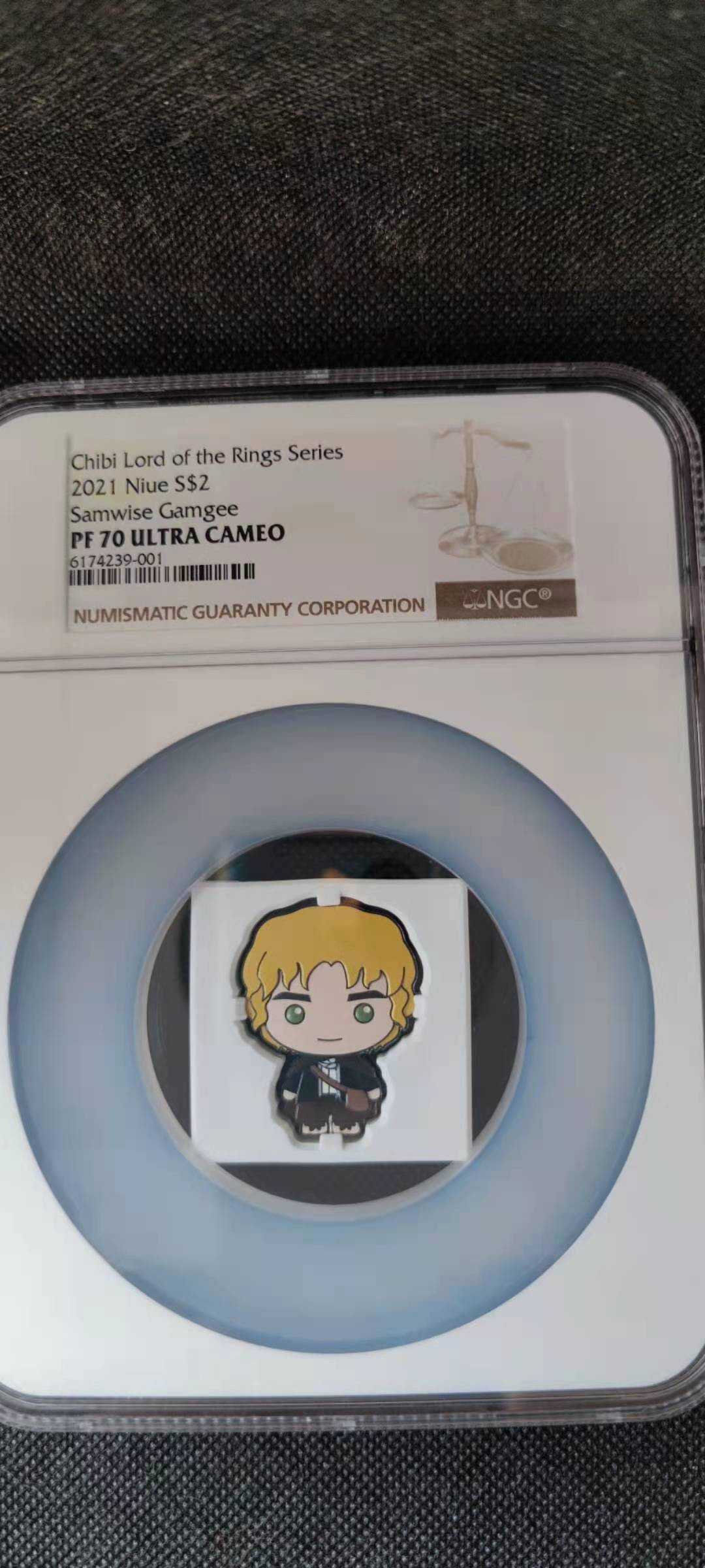 【随心拍&Getcoins】钱币拍卖第九十九期～ 【纽埃】chibi指环王系列  山姆