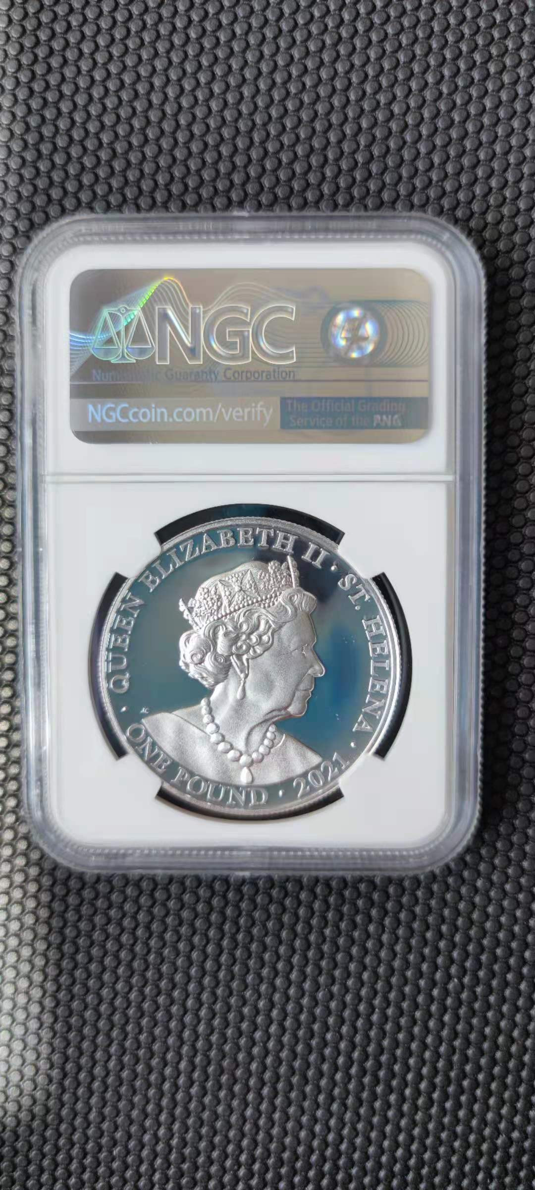 【随心拍&Getcoins】钱币拍卖第九十九期～ 【圣赫勒拿】2021年真理天使女神1盎司精制纪念银币