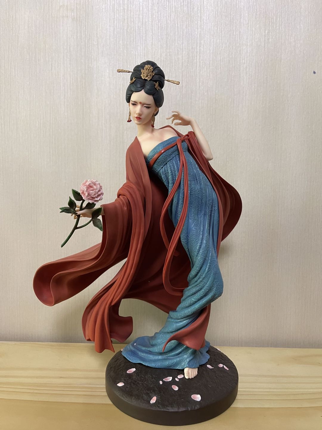 零元拍：开天工作室罗其胜 1/6 雕像雕塑小雅集《丽人行·馨香》艺术品古风雕像 惊鸿版。