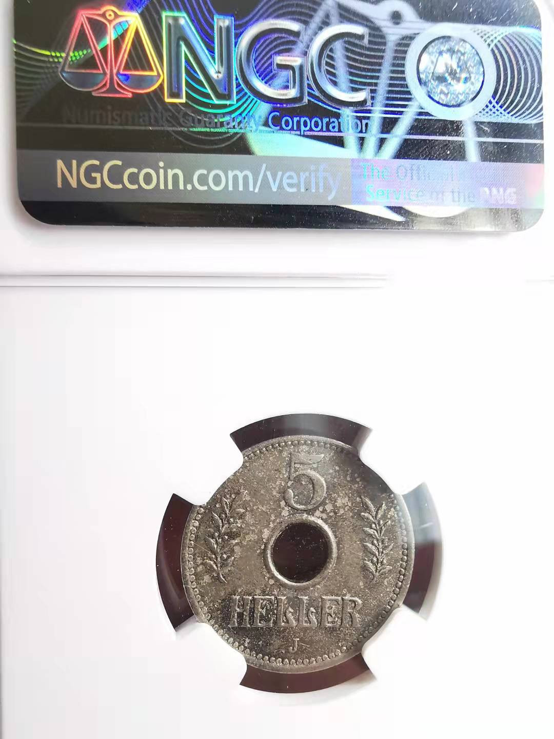 凡希社世界钱币副品捡漏自动拍专场一 1914徳属东非5H镍NGC-AU55