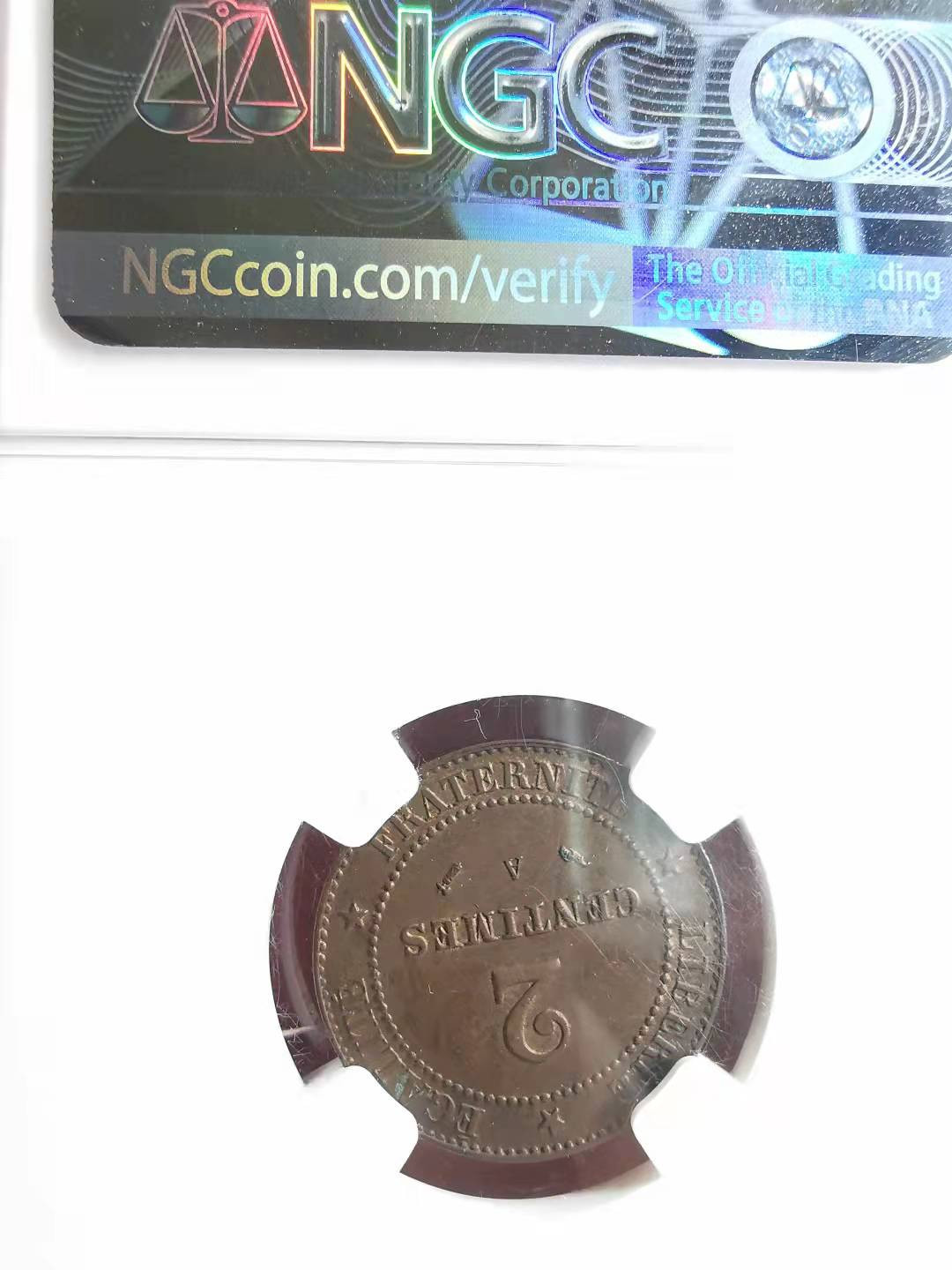 凡希社世界钱币副品捡漏自动拍专场一 1896法国谷物女神2分NGC-MS62