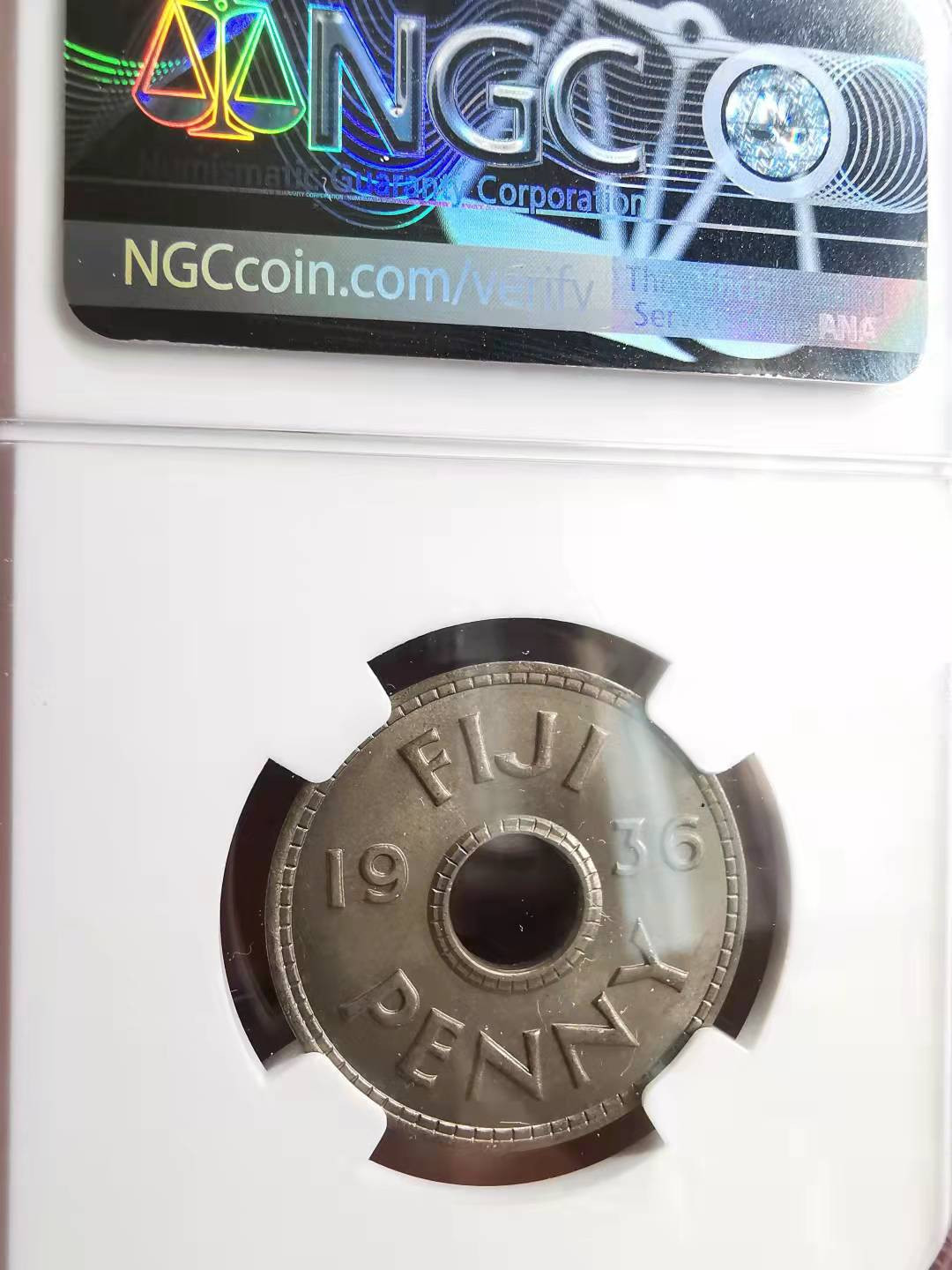 凡希社世界钱币副品捡漏自动拍专场一 1936斐济爱德华八世便士NGC-MS64