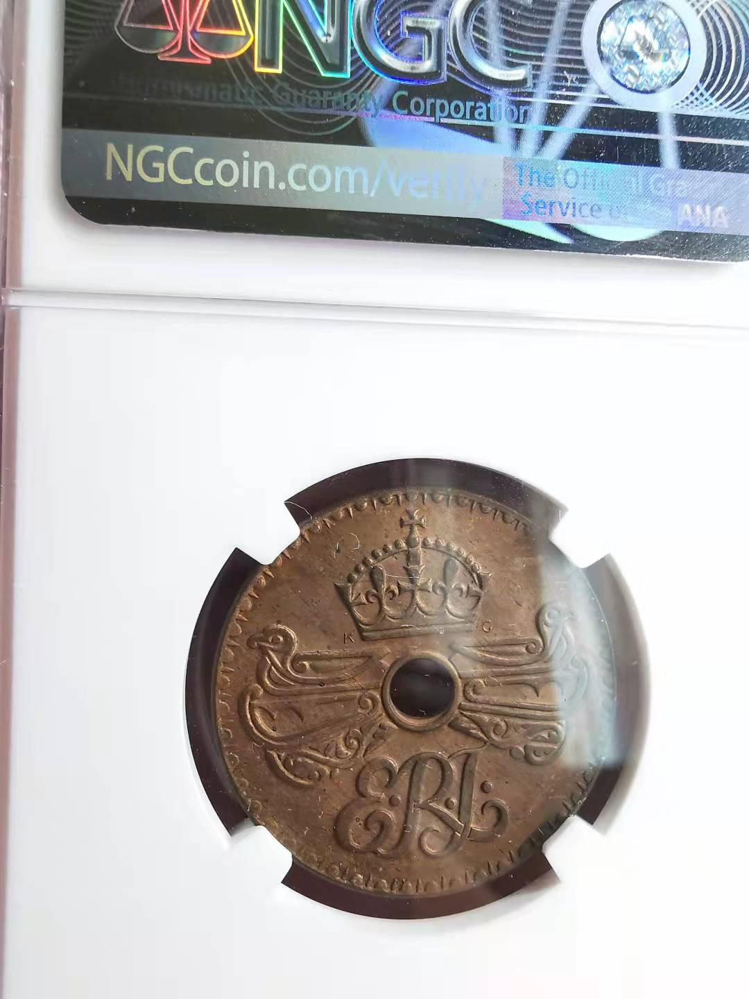 凡希社世界钱币副品捡漏自动拍专场一 1936英属新几内亚便士NGC-MS62