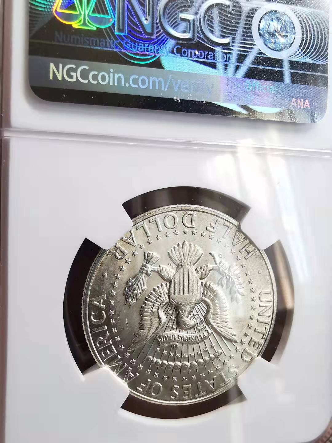 凡希社世界钱币副品捡漏自动拍专场一 1964美国肯尼迪半圆银NGC-MS64