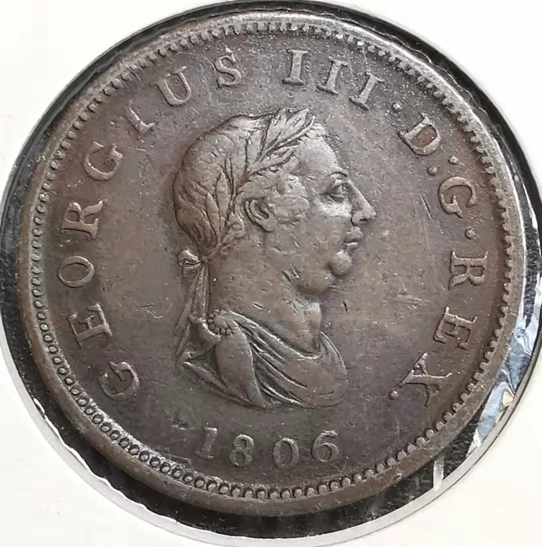 凡希社世界钱币副品捡漏自动拍专场一 1806巴哈马便士美品