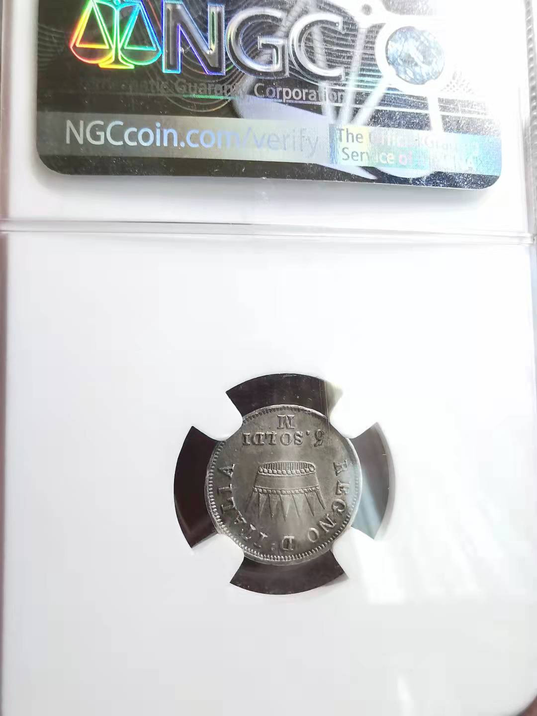 凡希社世界钱币副品捡漏自动拍专场一 1810拿破仑王国5S银辅币NGC-AUD