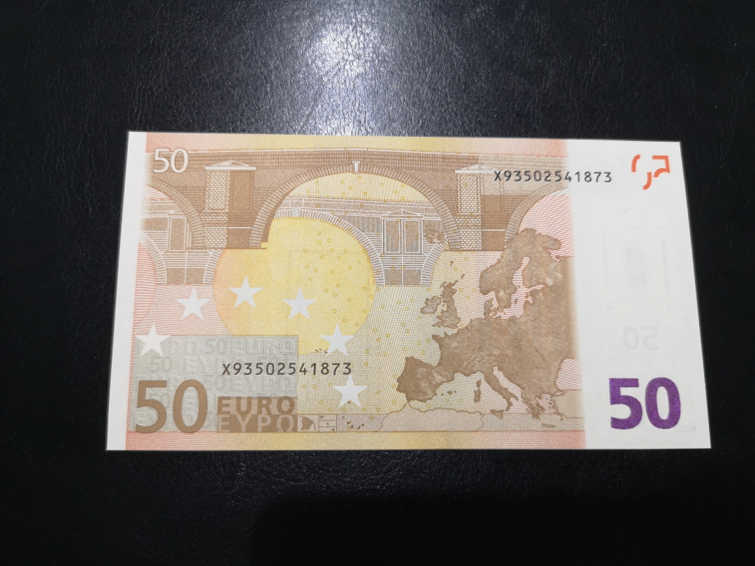 《外钞收藏家》第一百二十四期拍卖 三签50欧 全新UNC 德国版