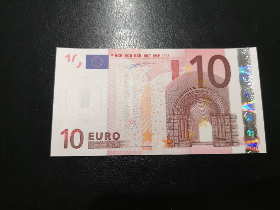 《外钞收藏家》第一百二十四期拍卖 一签10欧 全新UNC 希腊版 无47