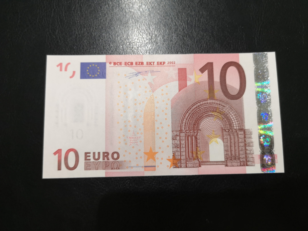 《外钞收藏家》第一百二十四期拍卖 一签10欧 全新UNC 希腊版