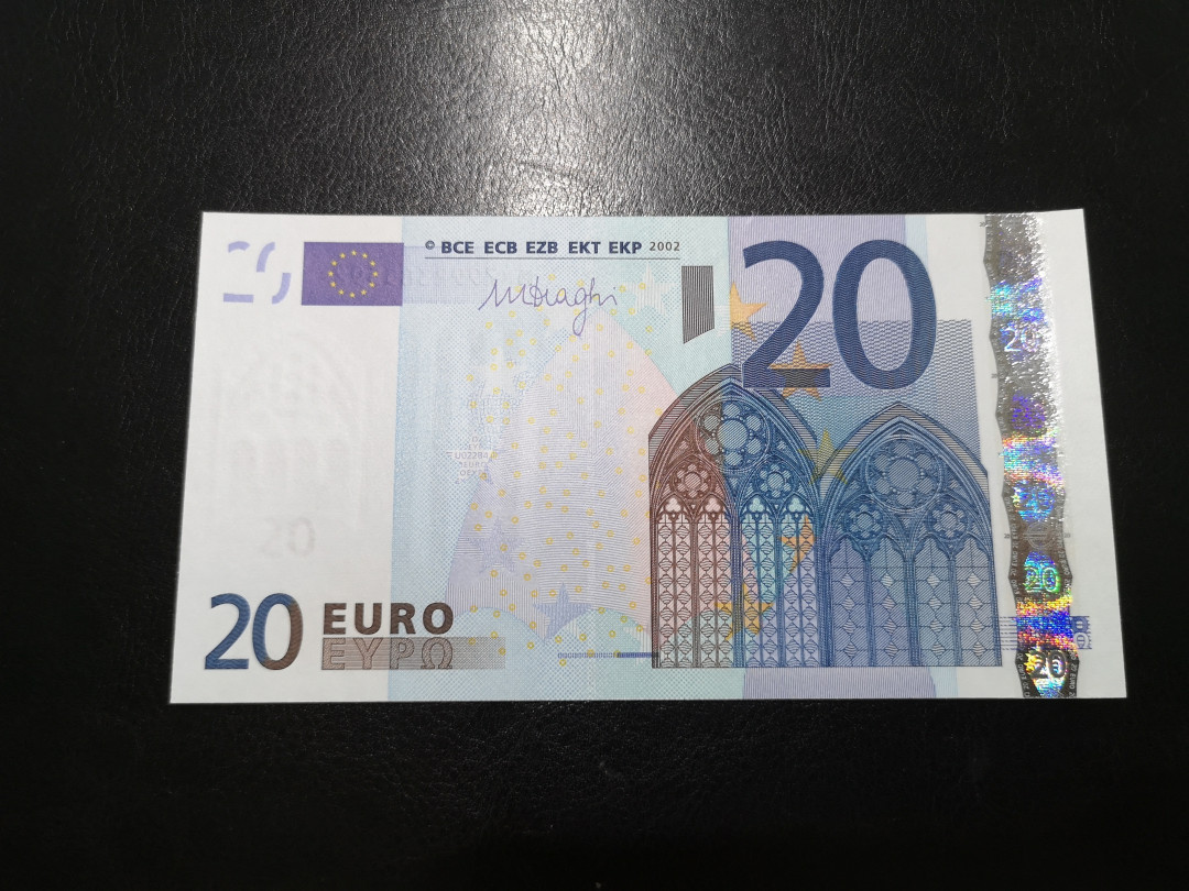 《外钞收藏家》第一百二十四期拍卖 三签20欧 全新UNC 葡萄牙版