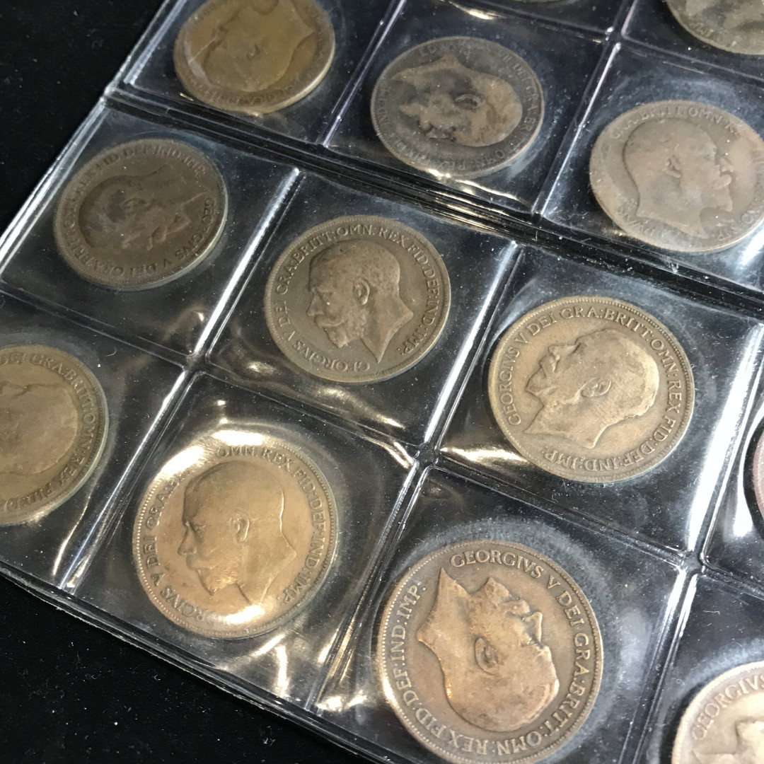 《竞宝斋》钱币微拍-第3场（0佣金包邮） 英国一组20枚1便士大铜币