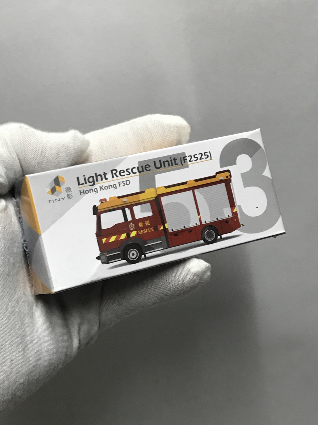 零元拍：TINY 香港消防车 车模