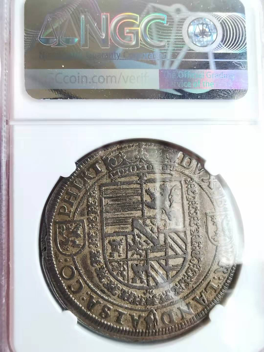 凡希社世界钱币微拍第一百六十九期 1564-95神罗费迪南德泰勒大银NGC-AUD并无瑕疵