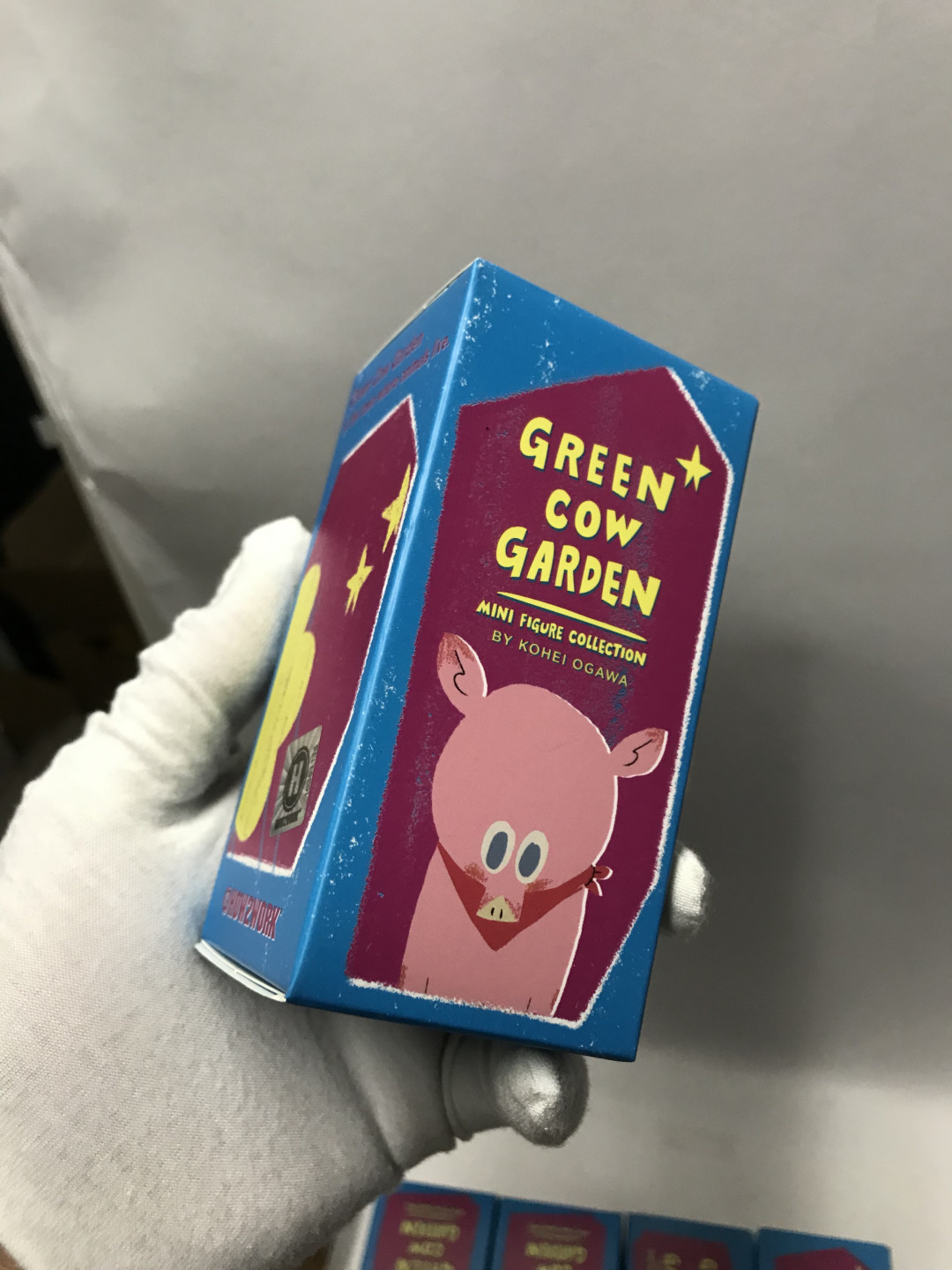 零元拍：HOW2WORK出品极速蹿红著名羊毛毡艺术家小川耕平GREEN COW GARDEN迷你小猪小熊系列盲盒，一次拍一只