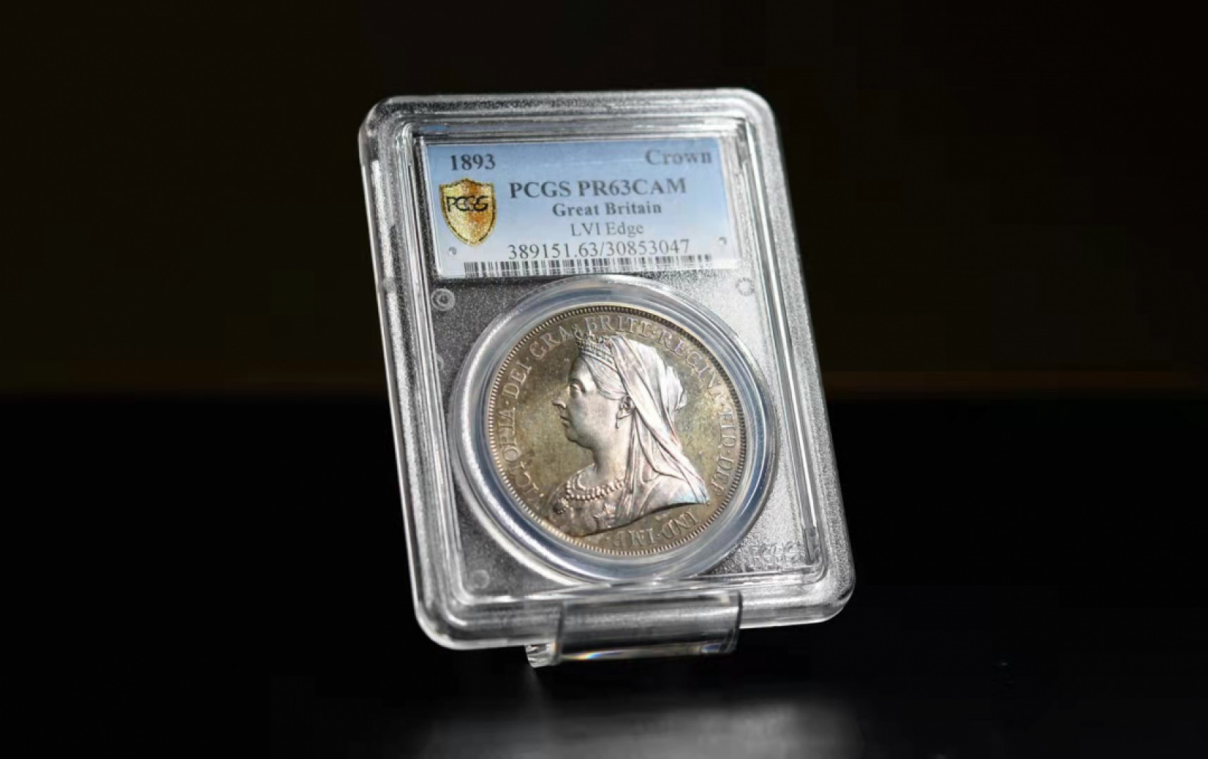 凡希社世界钱币微拍第一百六十九期 稀！1893老维批纱马剑精铸PCGS-PF63CAM顶级品！