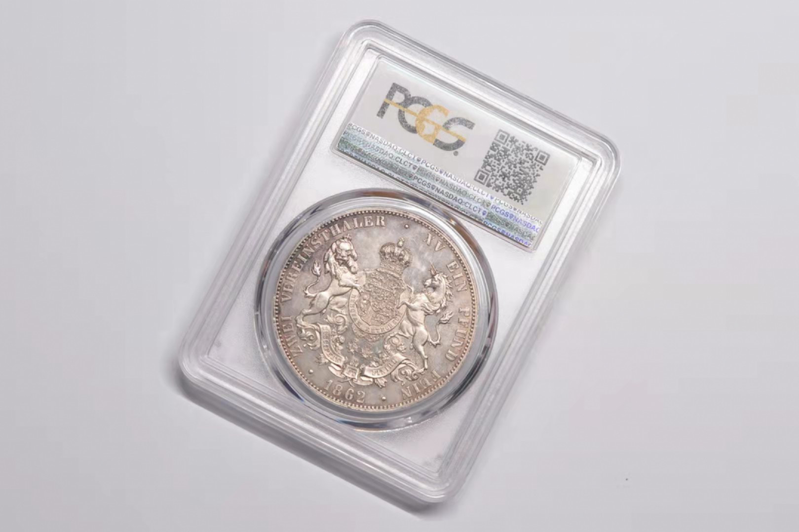 凡希社世界钱币微拍第一百六十九期 荐！1862德国汉诺威双泰勒大银PCGS-MS62
