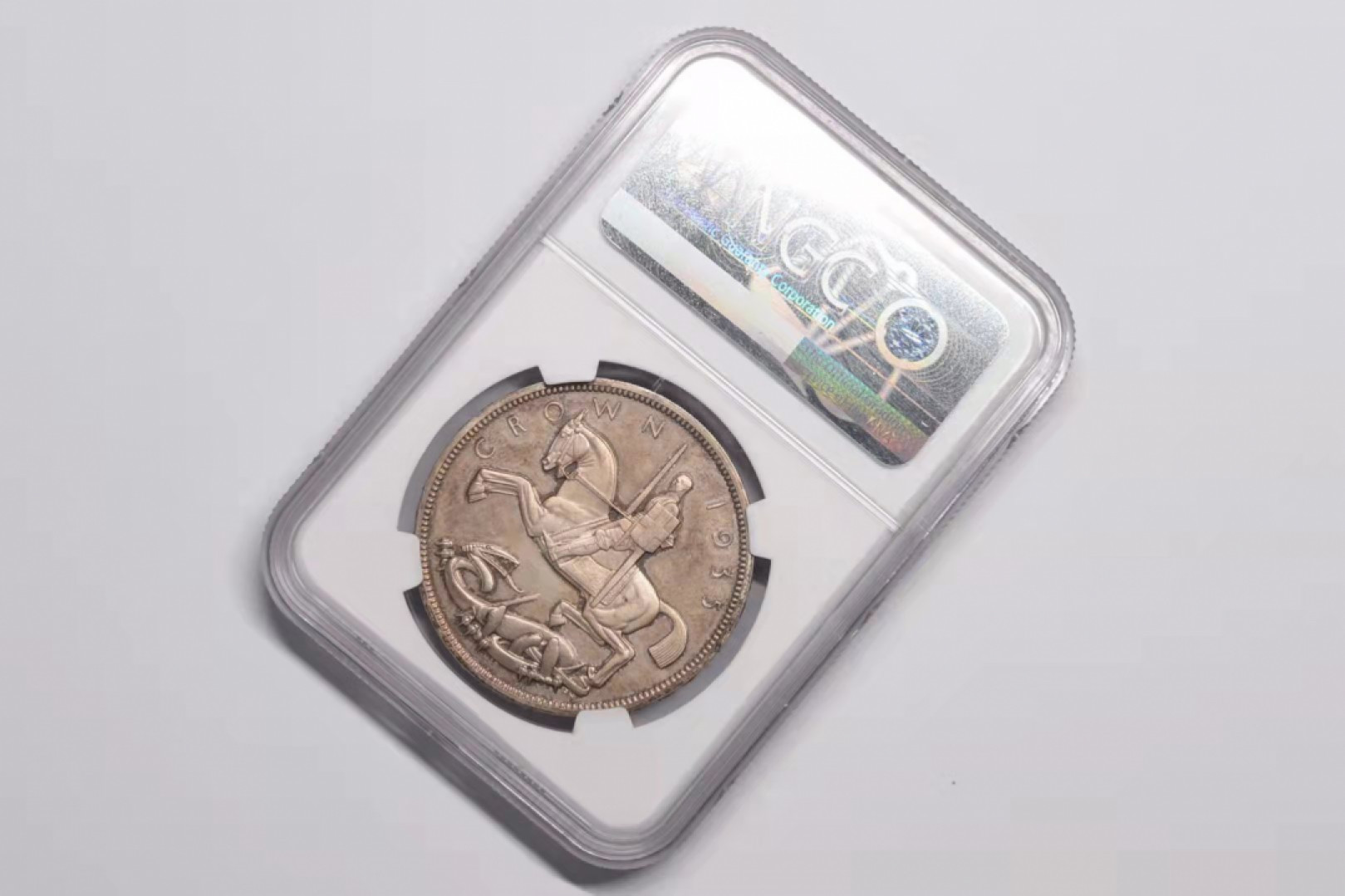 凡希社世界钱币微拍第一百六十九期 荐！1935乔五木马马剑精铸NGC-PF63淡蓝色包浆