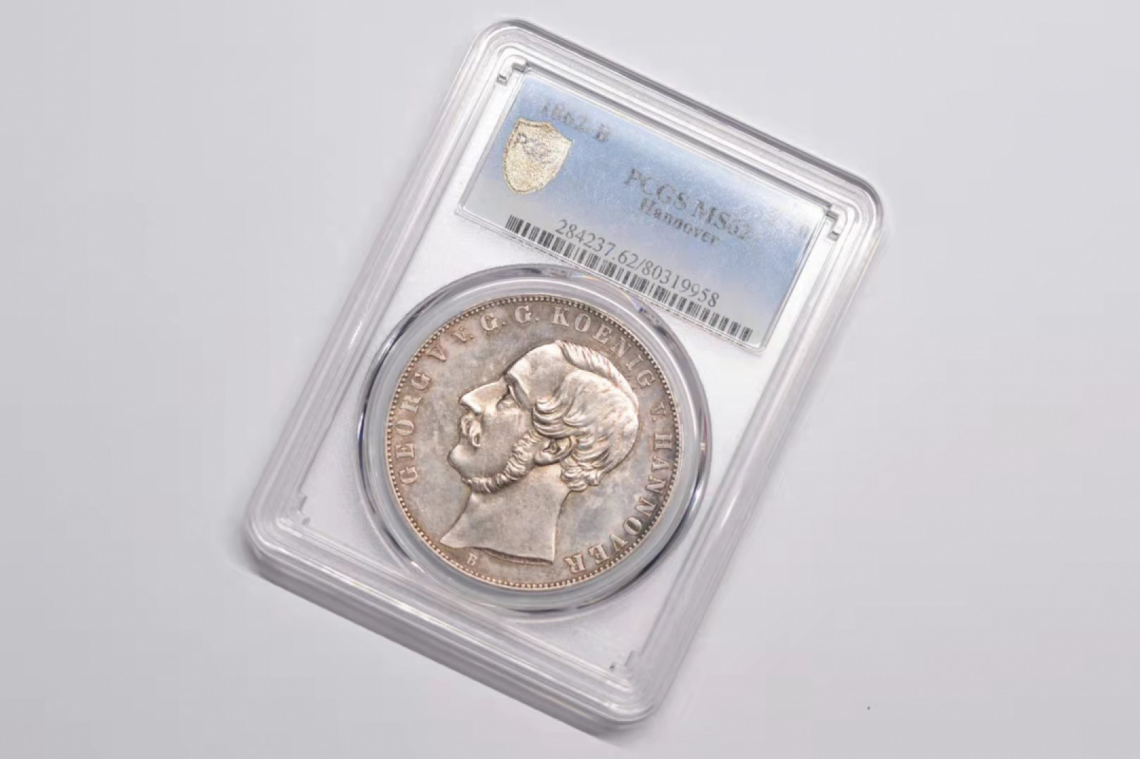 凡希社世界钱币微拍第一百六十九期 荐！1862德国汉诺威双泰勒大银PCGS-MS62