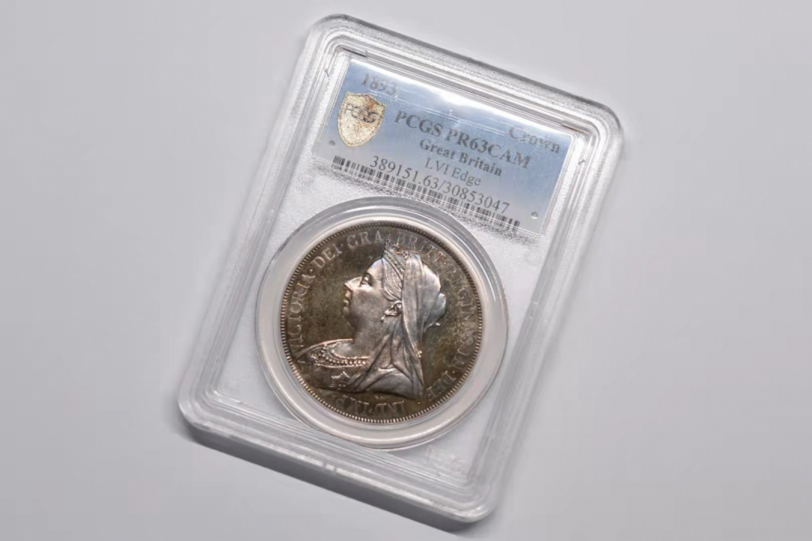 凡希社世界钱币微拍第一百六十九期 稀！1893老维批纱马剑精铸PCGS-PF63CAM顶级品！