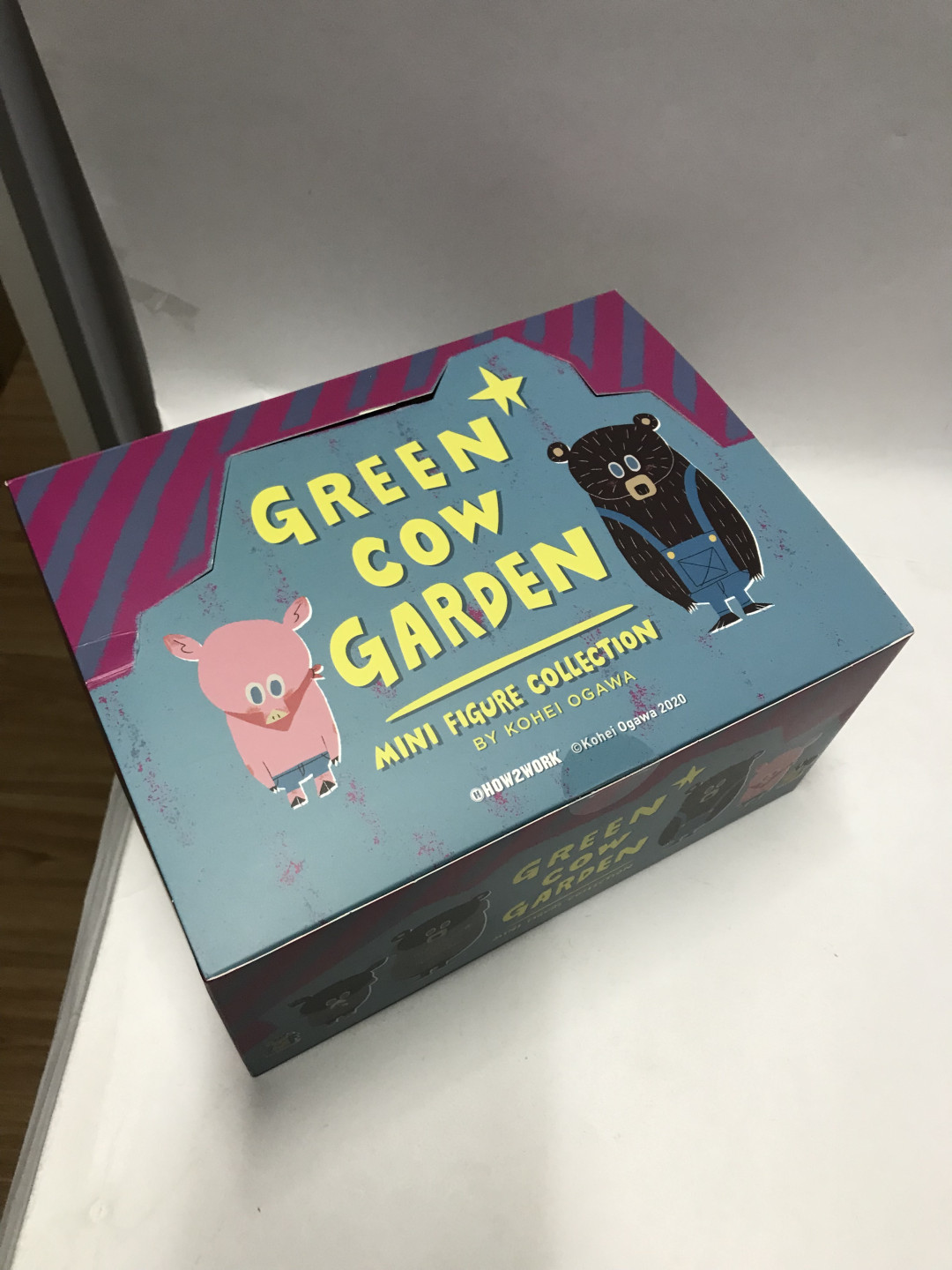 零元拍：HOW2WORK出品极速蹿红著名羊毛毡艺术家小川耕平GREEN COW GARDEN迷你小猪小熊系列盲盒，一次拍一只