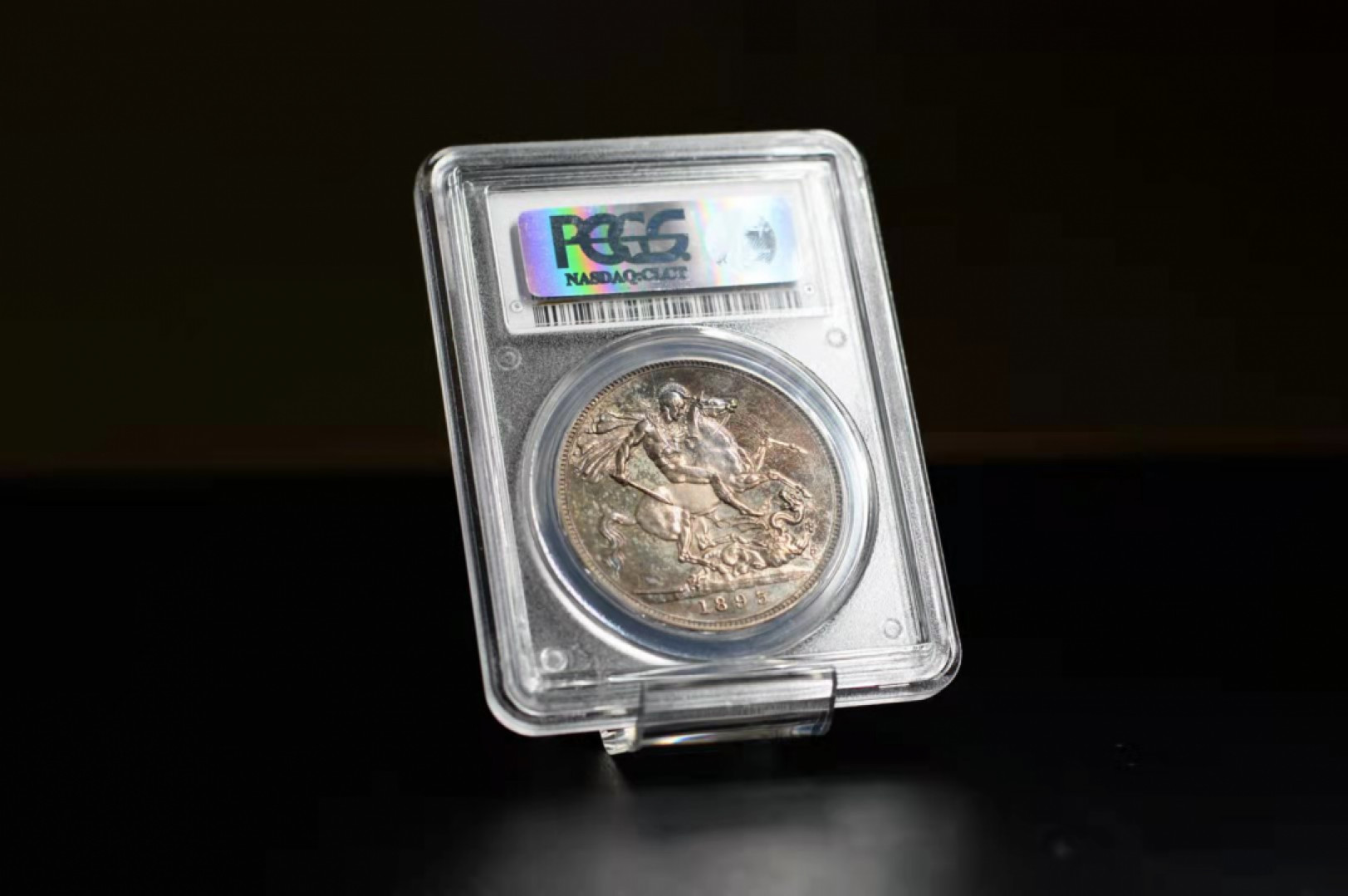 凡希社世界钱币微拍第一百六十九期 稀！1893老维批纱马剑精铸PCGS-PF63CAM顶级品！