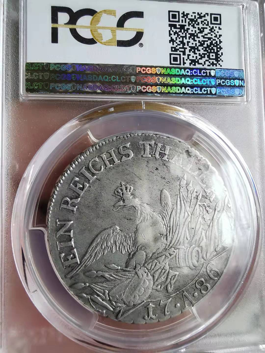 凡希社世界钱币微拍第一百六十九期 1786普鲁士泰勒PCGS-XFD