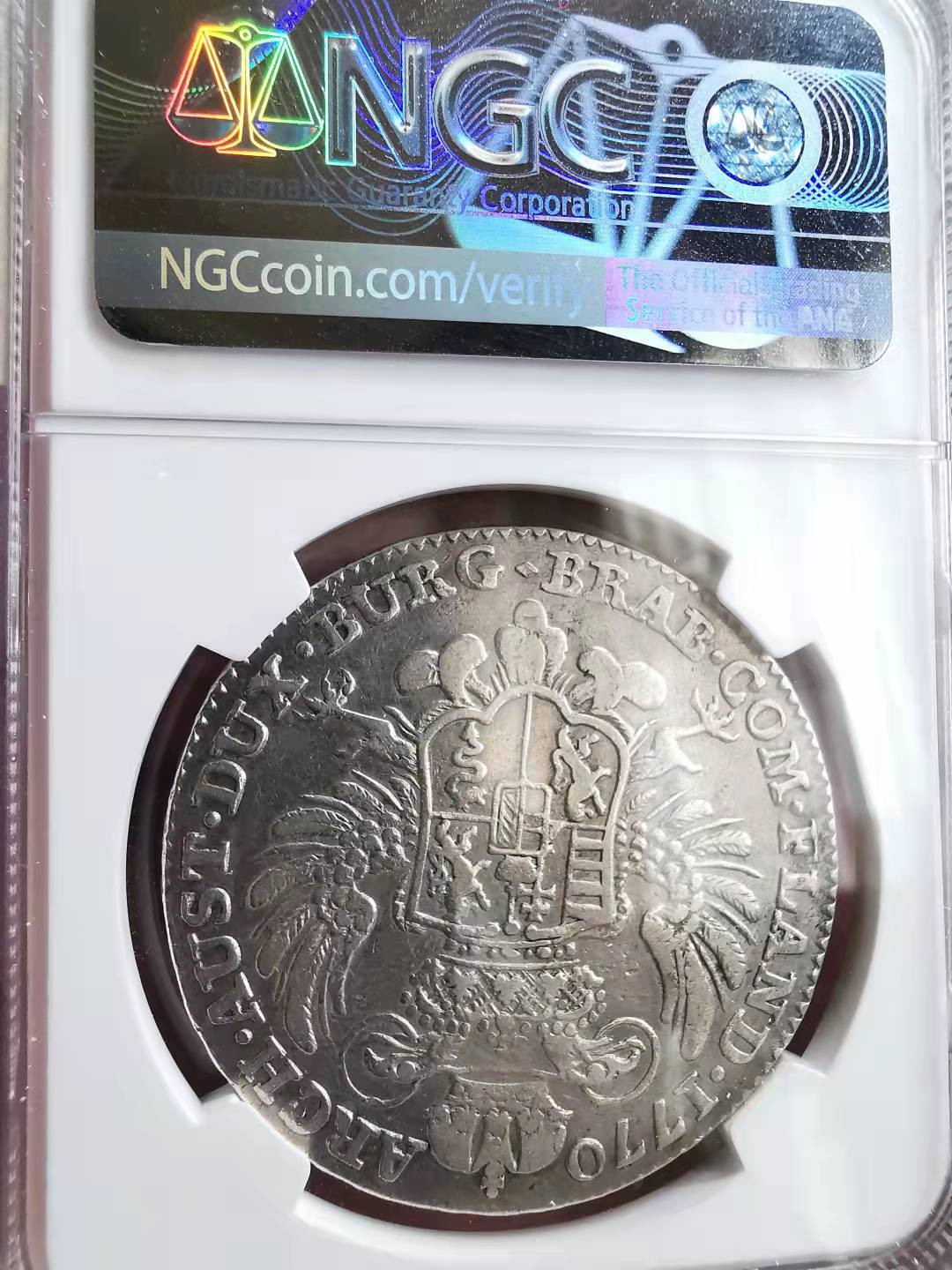 凡希社世界钱币微拍第一百六十九期 1770奥治尼德兰泰勒大银NGC-VFD