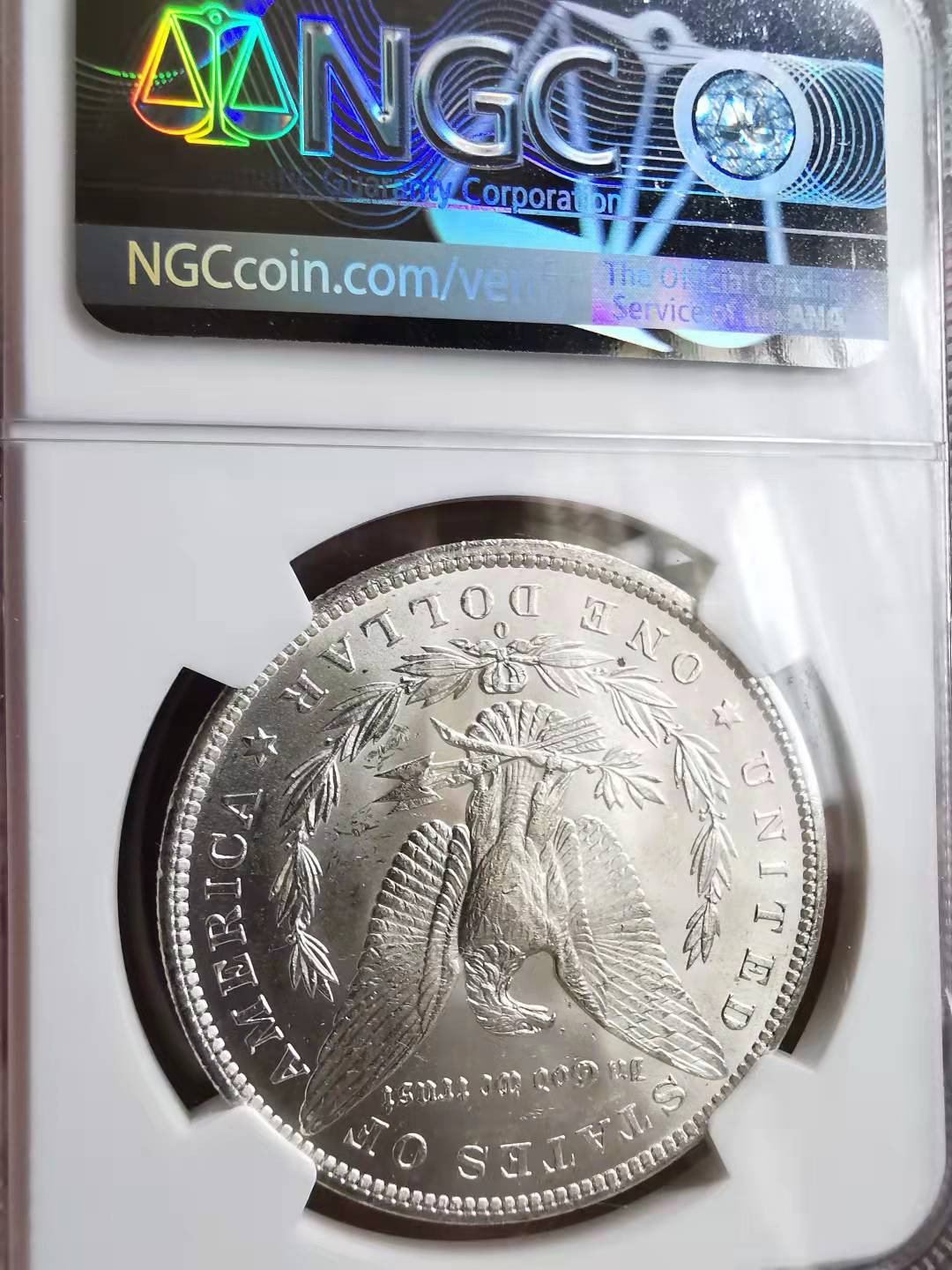 凡希社世界钱币微拍第一百六十九期 1883O美国摩根壹圆NGC-MS64