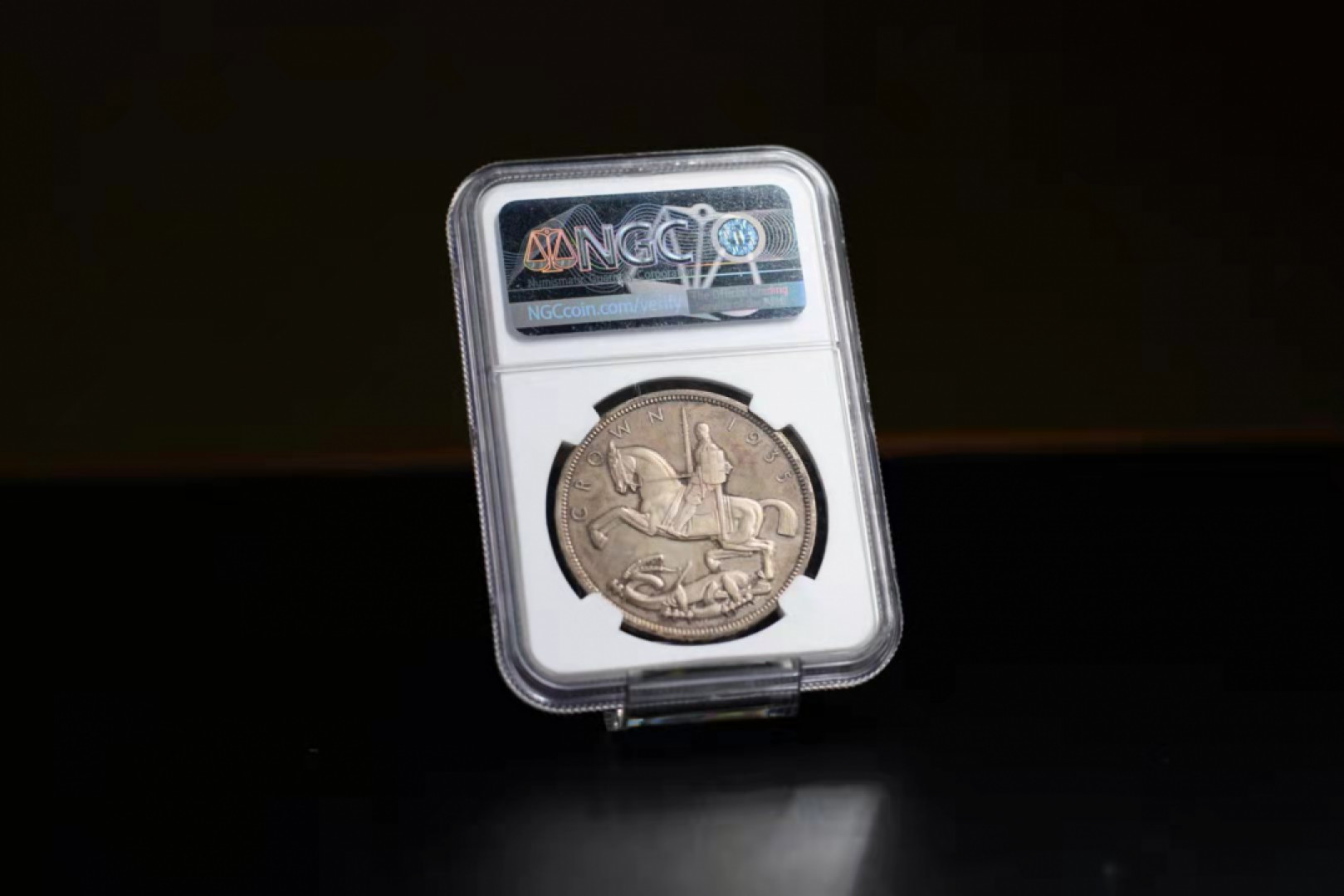 凡希社世界钱币微拍第一百六十九期 荐！1935乔五木马马剑精铸NGC-PF63淡蓝色包浆