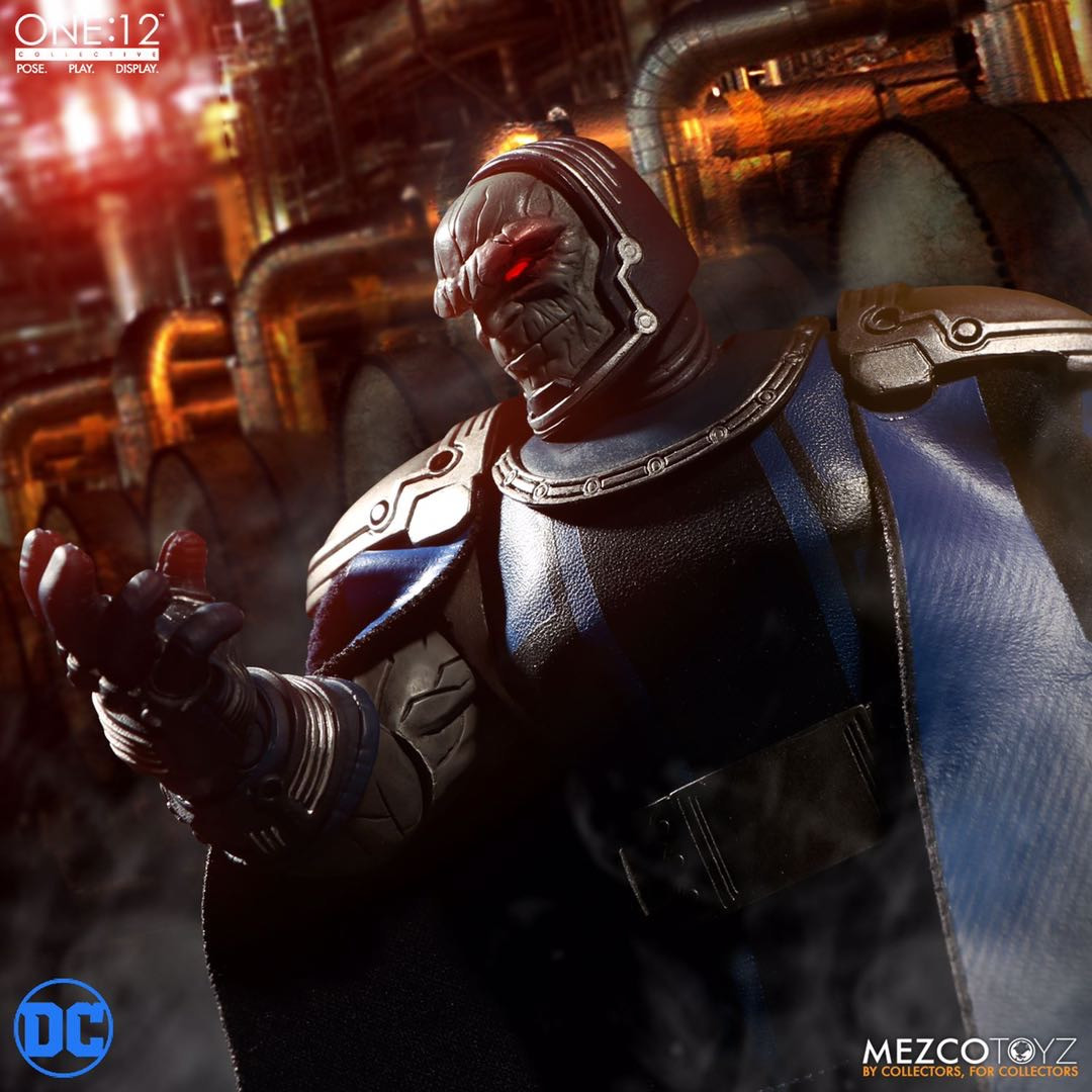 零元拍：Mezco Toyz蚂蚁：1/12 DC超级反派 - Darkseid/达克赛德 可动人偶 全新未拆。