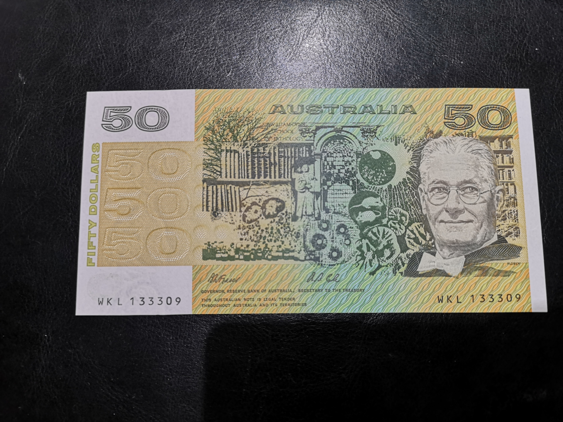 《外钞收藏家》第一百二十五期拍卖 澳大利亚1973-14年50澳元 全新unc