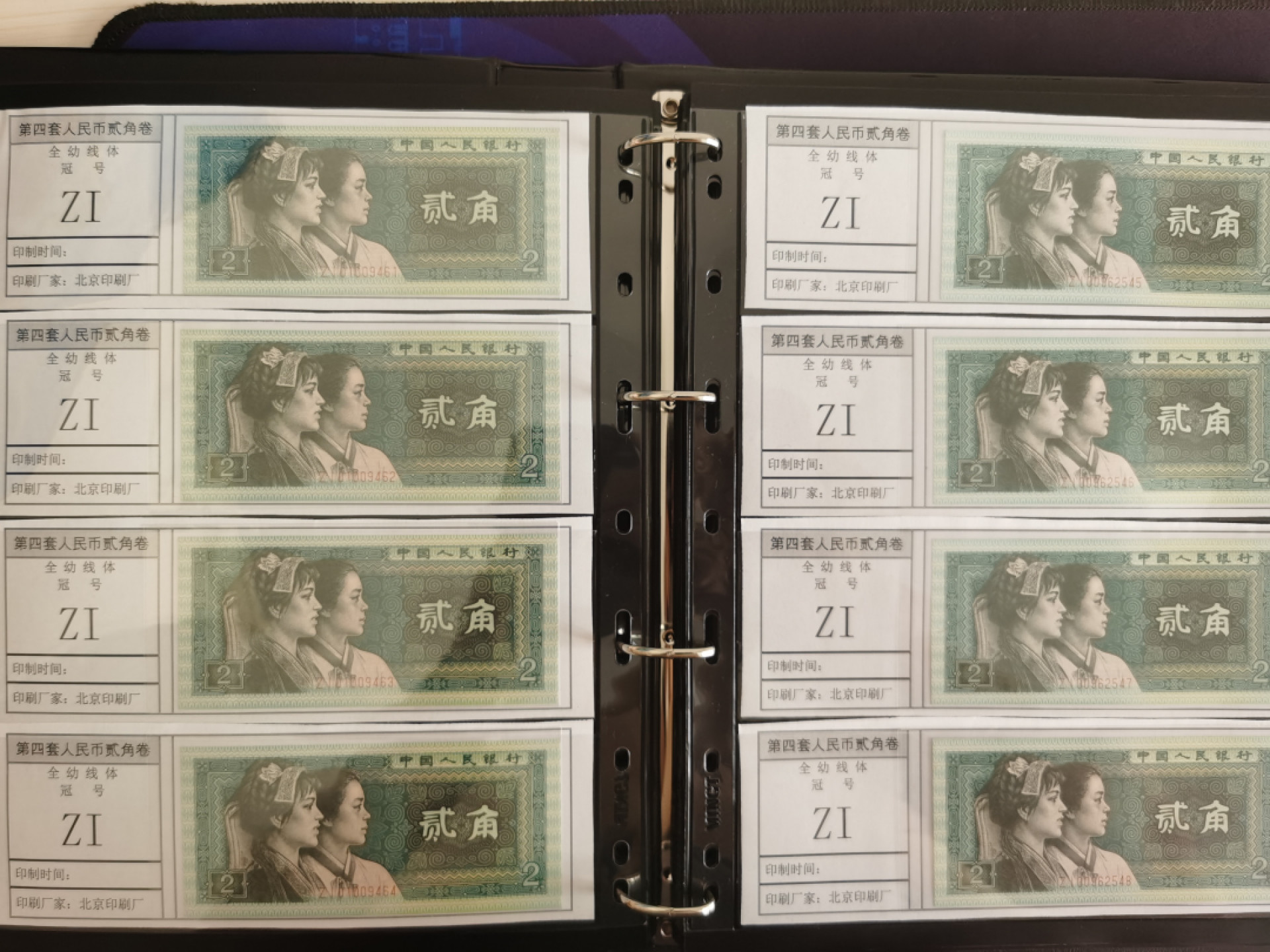 晨芳霖冠号收藏第一期拍卖 8002幼线体冠号大全标十大全套