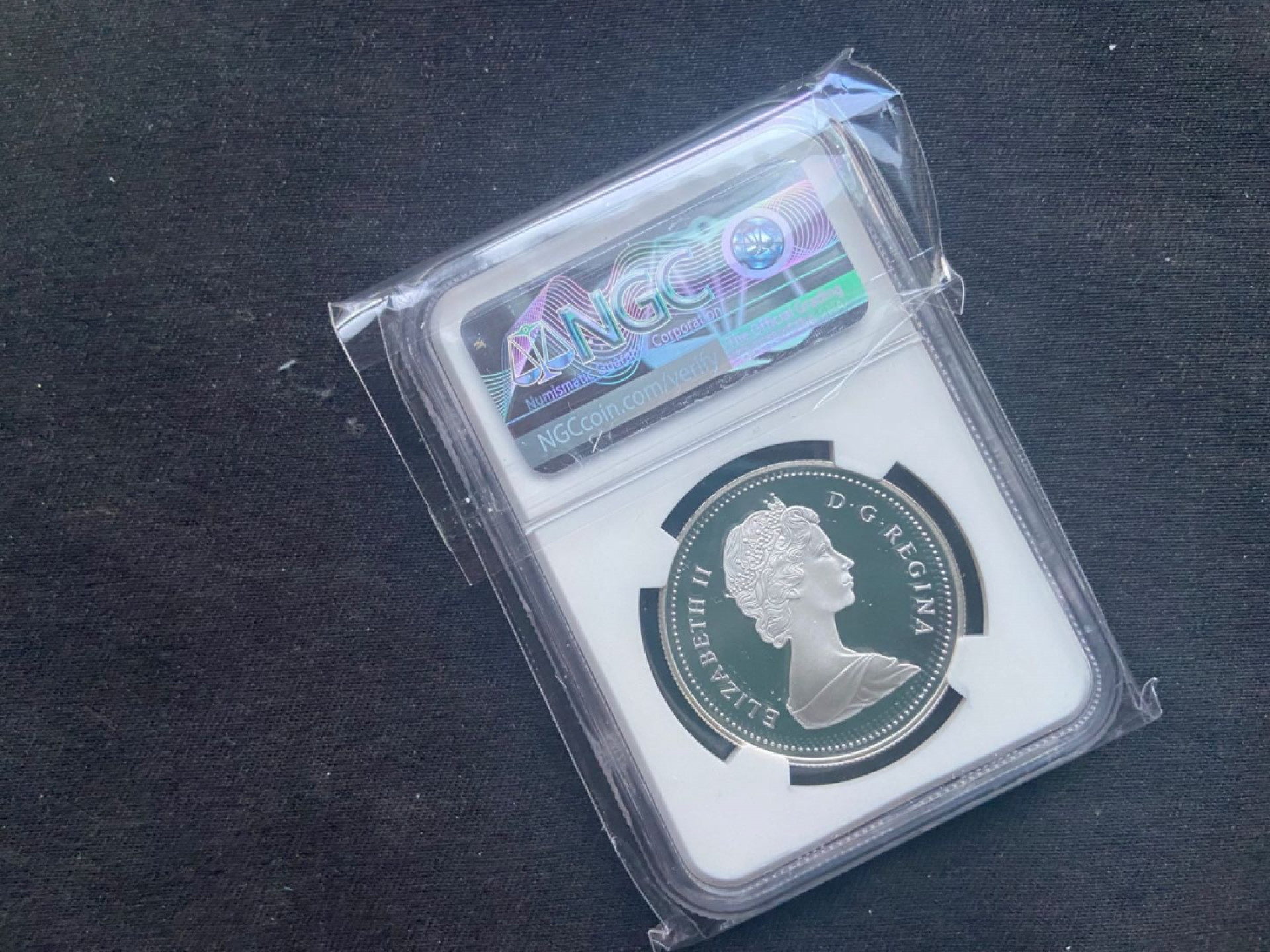 【随心拍&Getcoins】钱币拍卖第100期【合拍】～ 【加拿大】1986年火车头银币【ngc69】