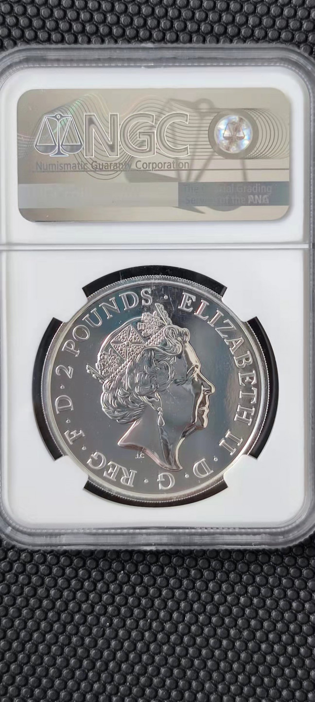 【随心拍&Getcoins】钱币拍卖第100期【合拍】～ 英国2021年不列颠女神系列女神和狮子1盎司纪念银币