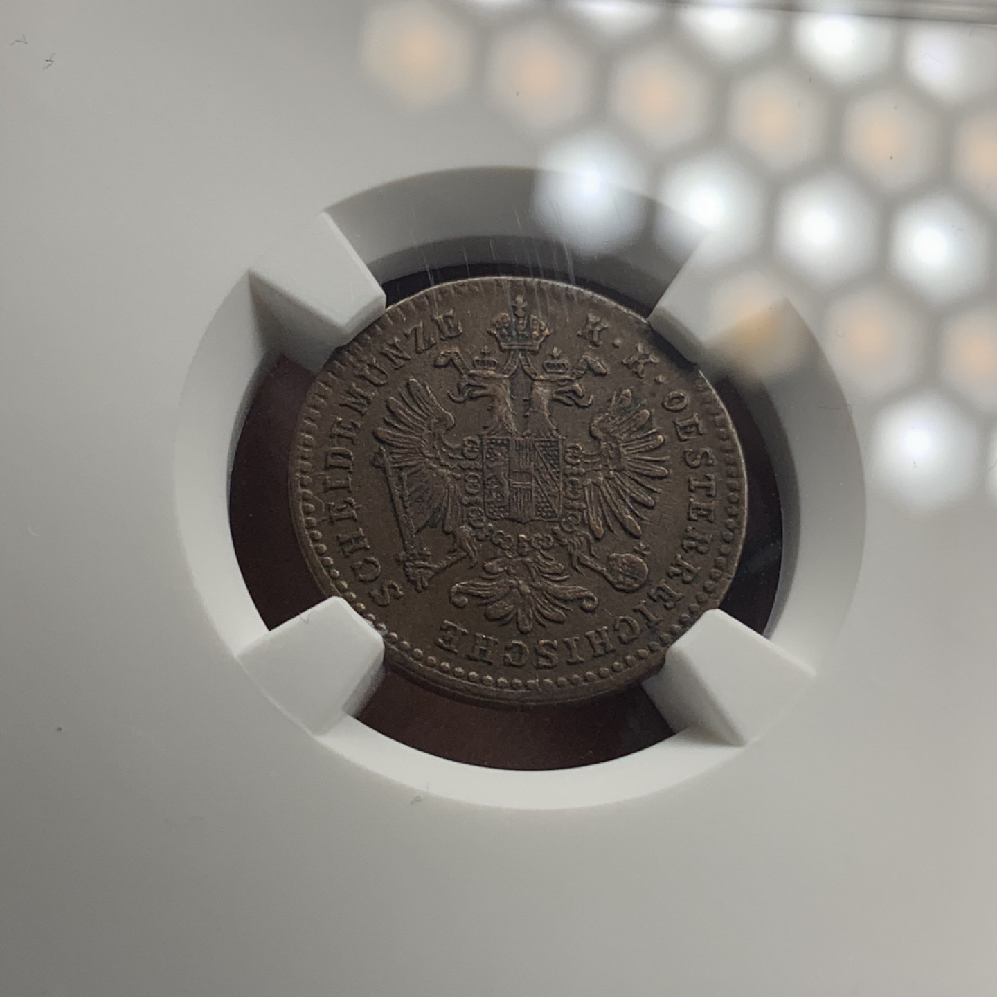 《竞宝斋》钱币微拍-第4场（0佣金包邮） 1859奥匈帝国弗朗茨一世1克洛泽