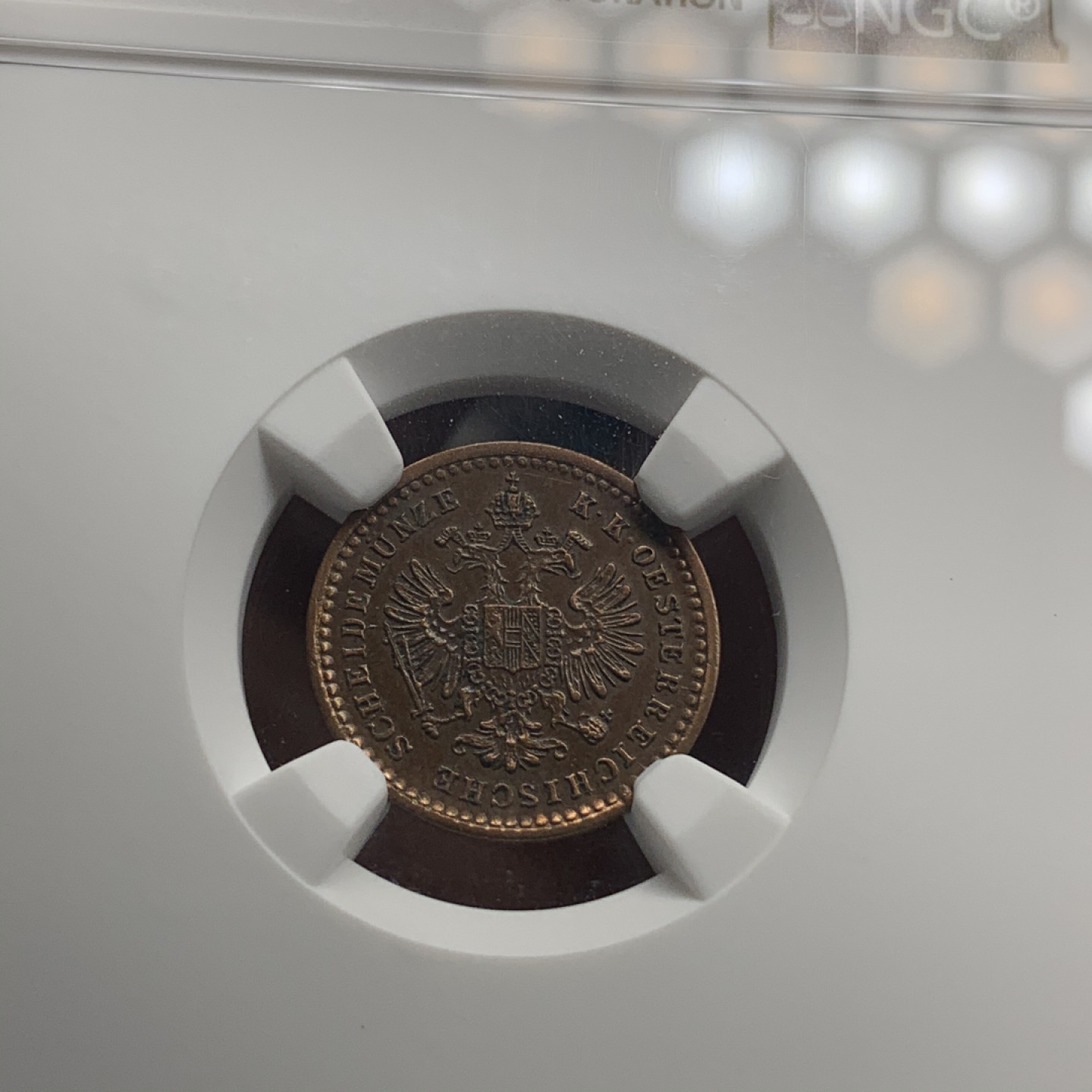 《竞宝斋》钱币微拍-第4场（0佣金包邮） 1859奥匈帝国弗朗茨一世5/10克洛泽