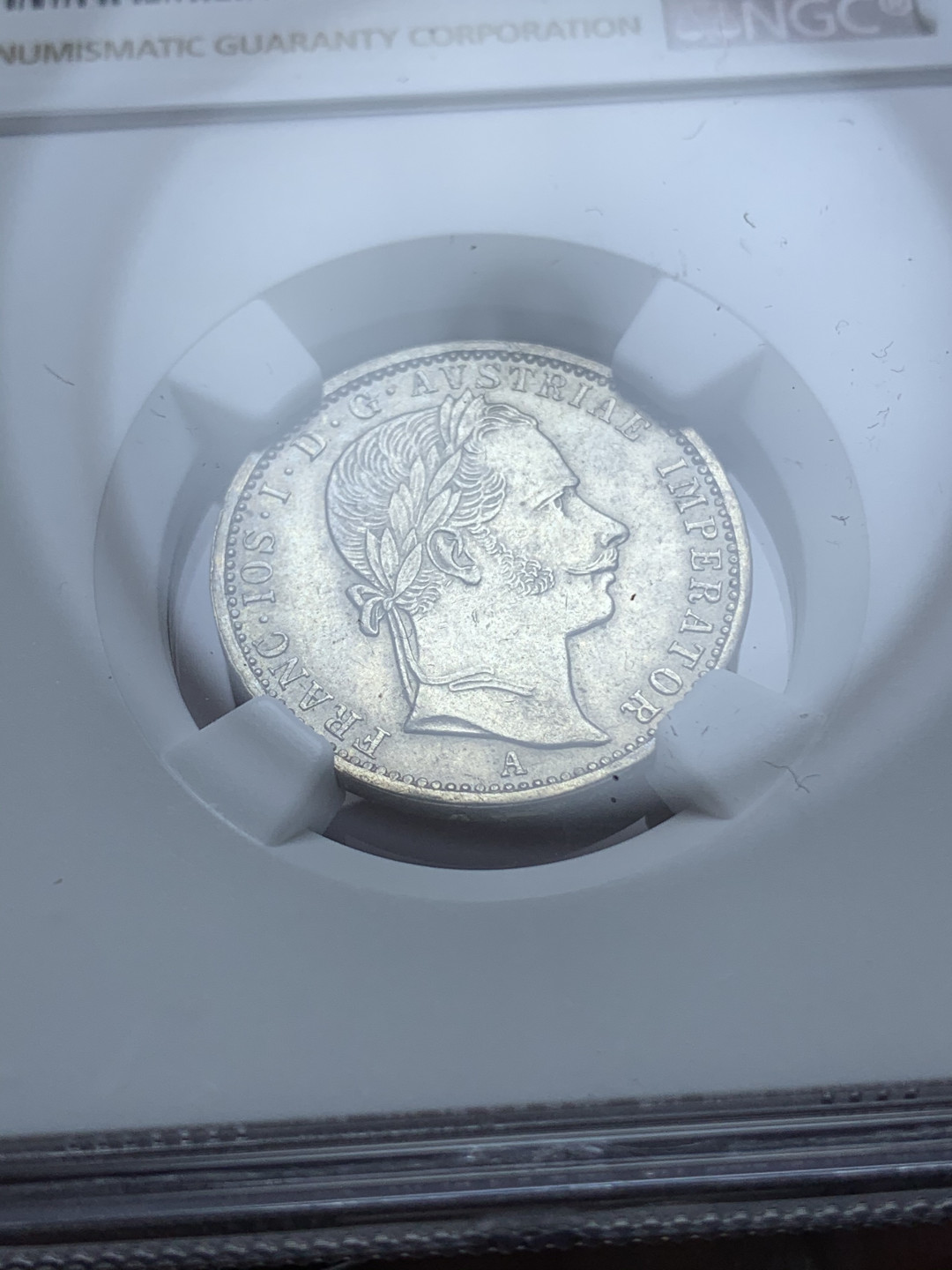 《竞宝斋》钱币微拍-第4场（0佣金包邮） 1859奥匈帝国弗朗茨一世1/4弗洛林银币