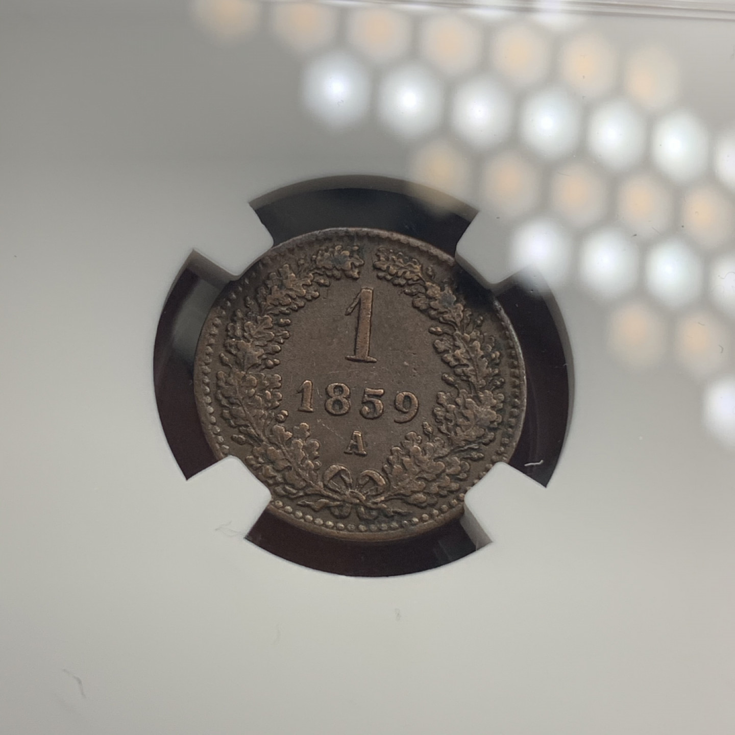 《竞宝斋》钱币微拍-第4场（0佣金包邮） 1859奥匈帝国弗朗茨一世1克洛泽