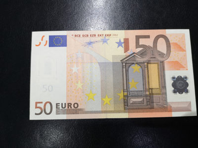 《外钞收藏家》第一百二十七期拍卖 - 50欧元 一签 德国版 全新UNC