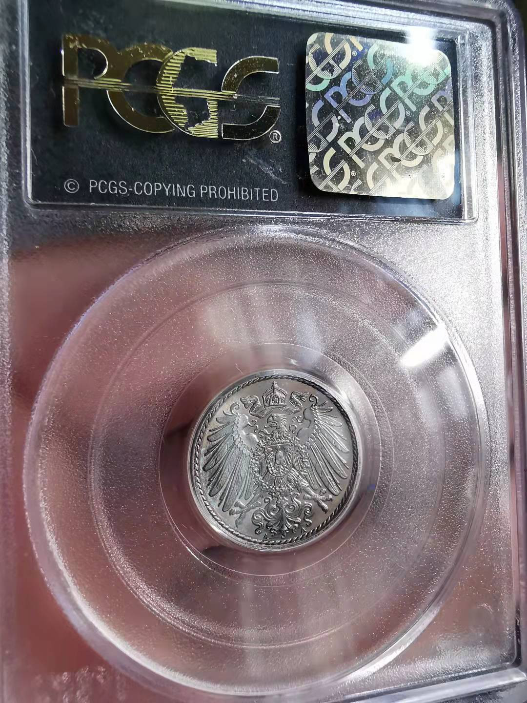 凡希社世界钱币微拍第一百七十期 1913A德国帝国5芬尼精铸PCGS-PF65镜面工艺！
