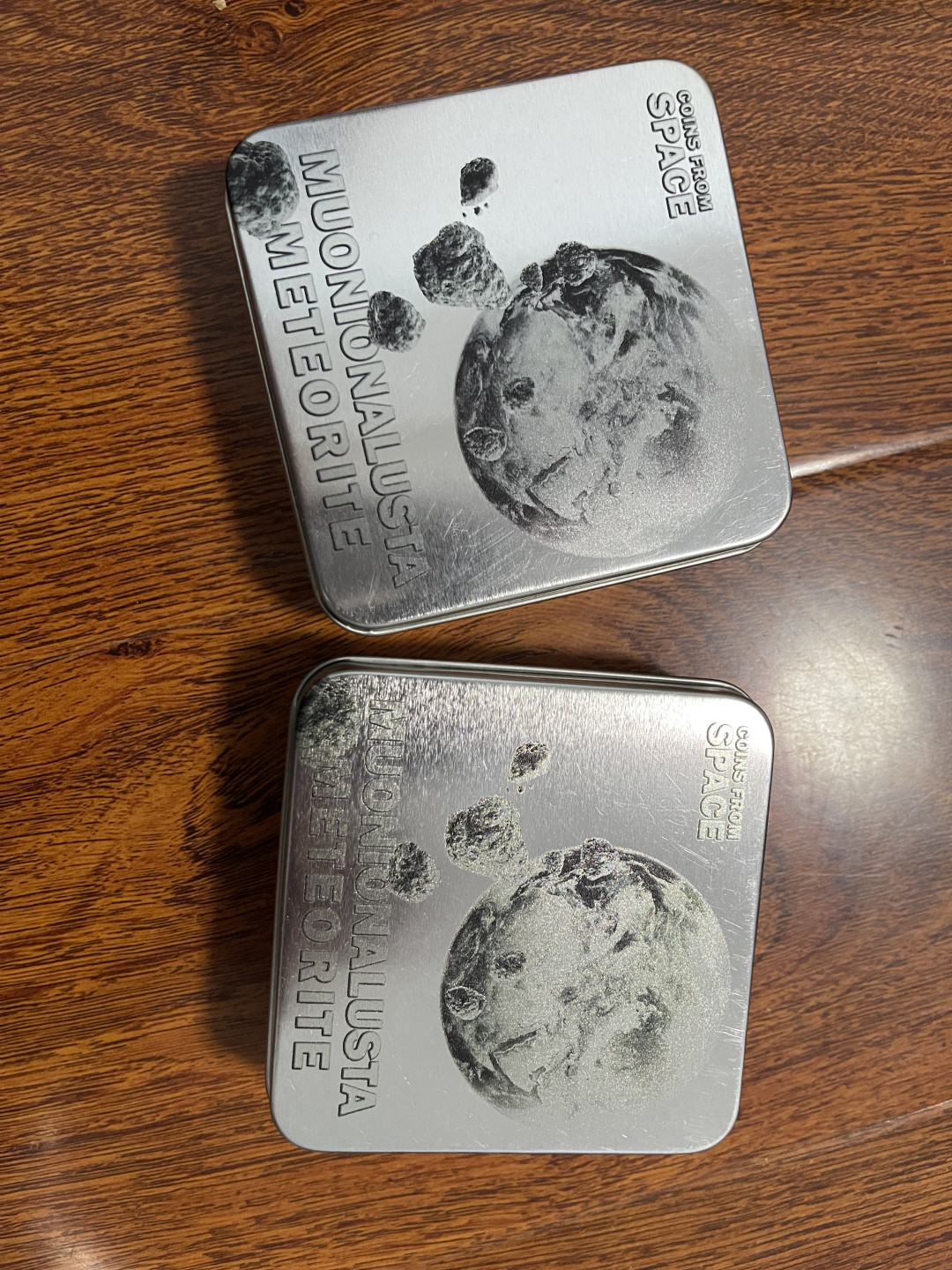 CSIS-GREAT评级精品钱币拍卖第一百零七期 帕劳 全陨石币 铁盒 原盒 2个