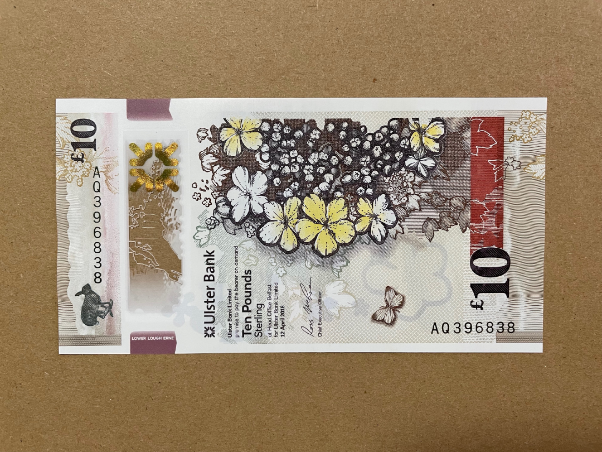 《张总收藏》36期—欧洲精品 北爱尔兰10镑 UNC 塑料钞 阿尔斯特银行 无47