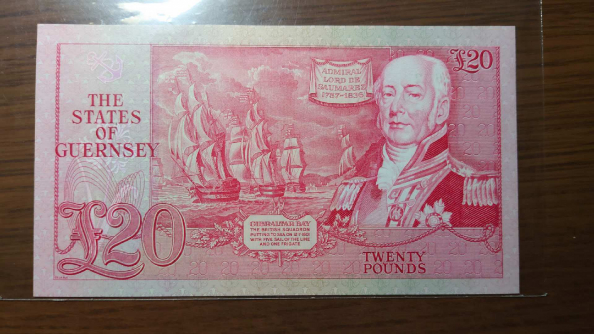 【囧羊收藏】精选微拍第37期暨2021年第28期 各国纸币精选 1980-89年格恩西岛20镑 全新UNC