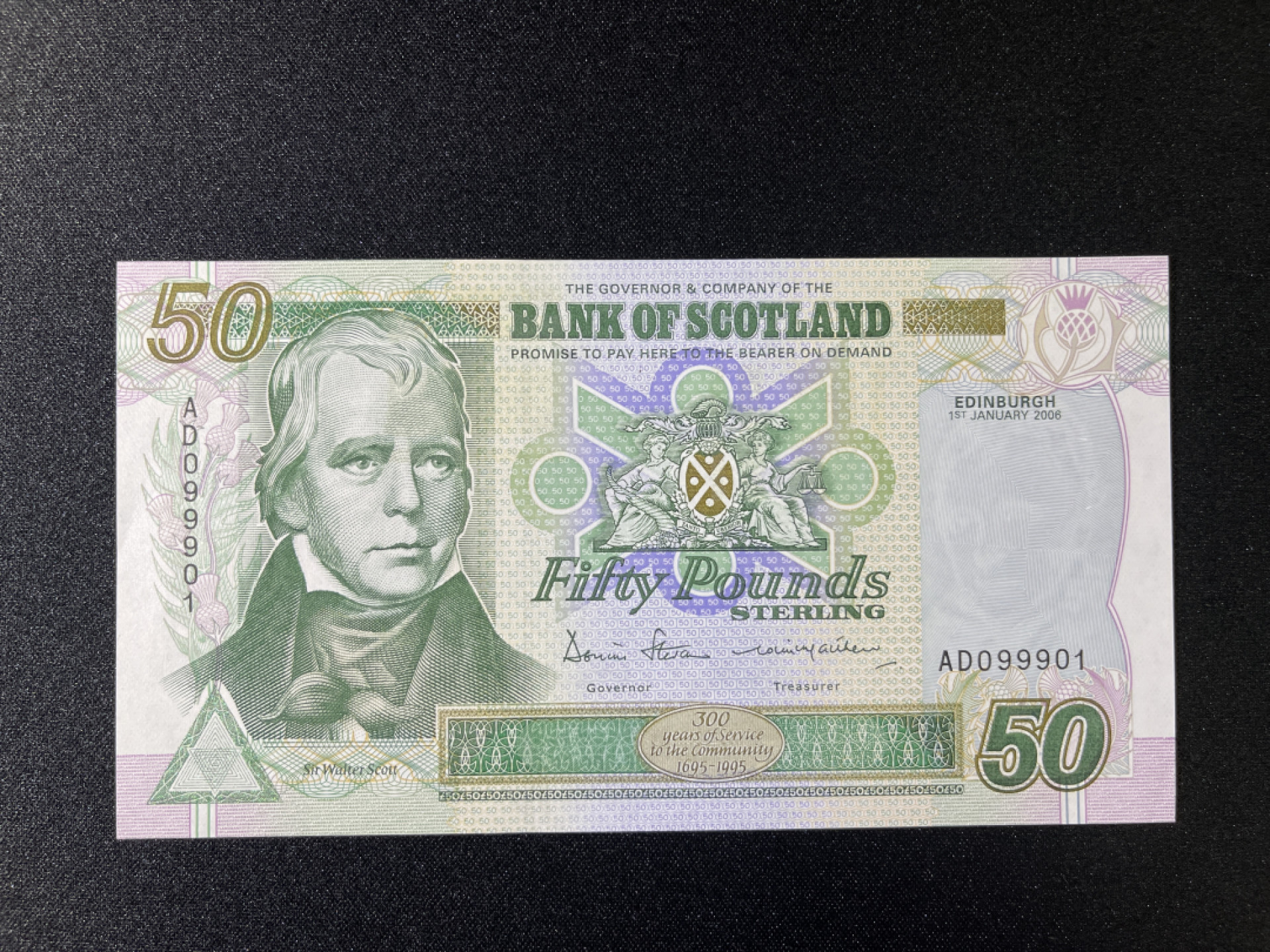 《张总收藏》36期—欧洲精品 苏格兰50镑 UNC 2006年 苏格兰银行 无47